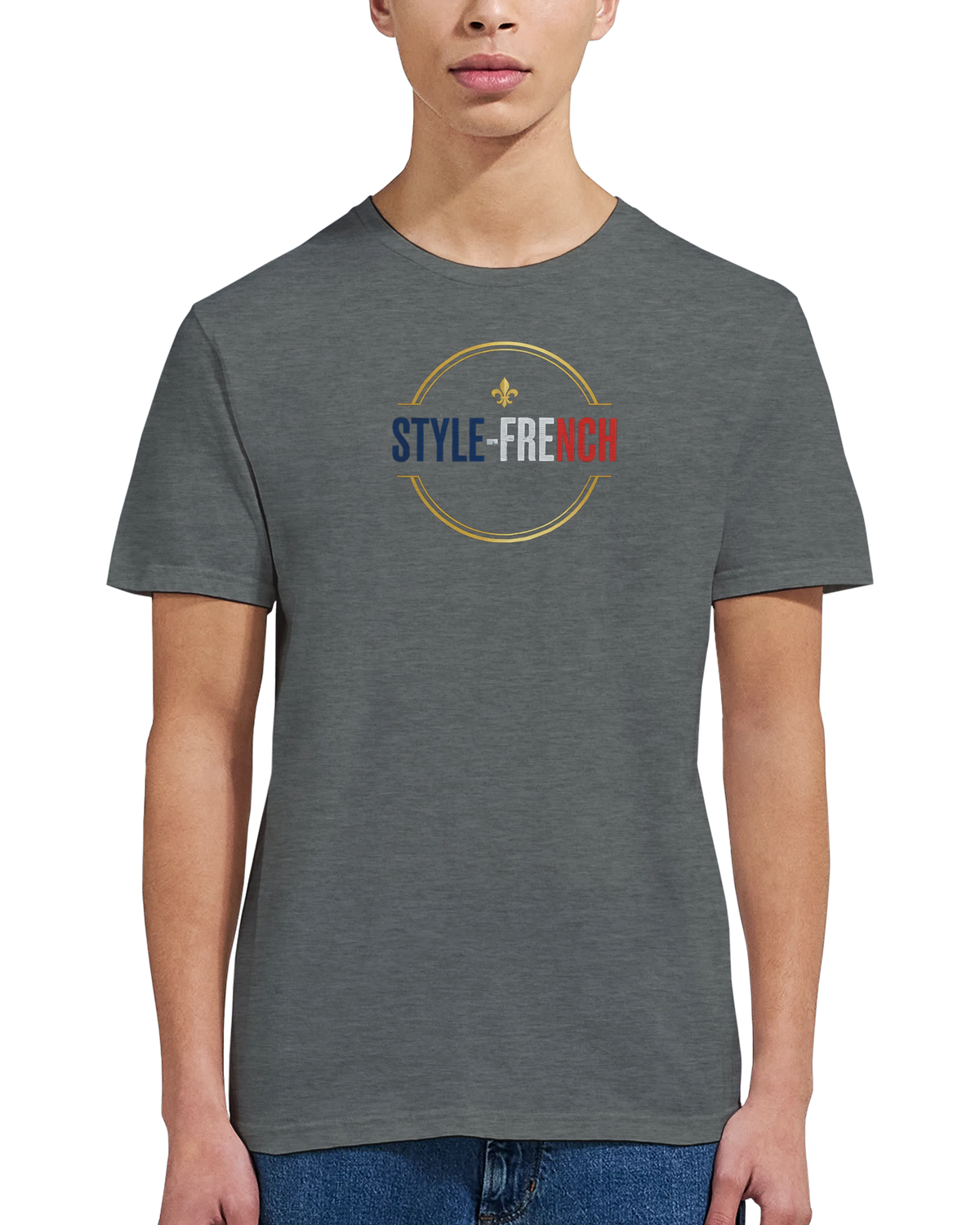 T-shirt Homme 'Vive la France' – Coton Premium, Coupe Classique