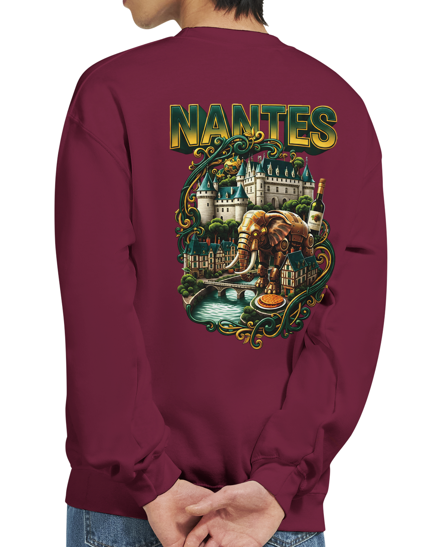 Sweat-shirt unisexe Nantes – Confort premium et style décontracté
