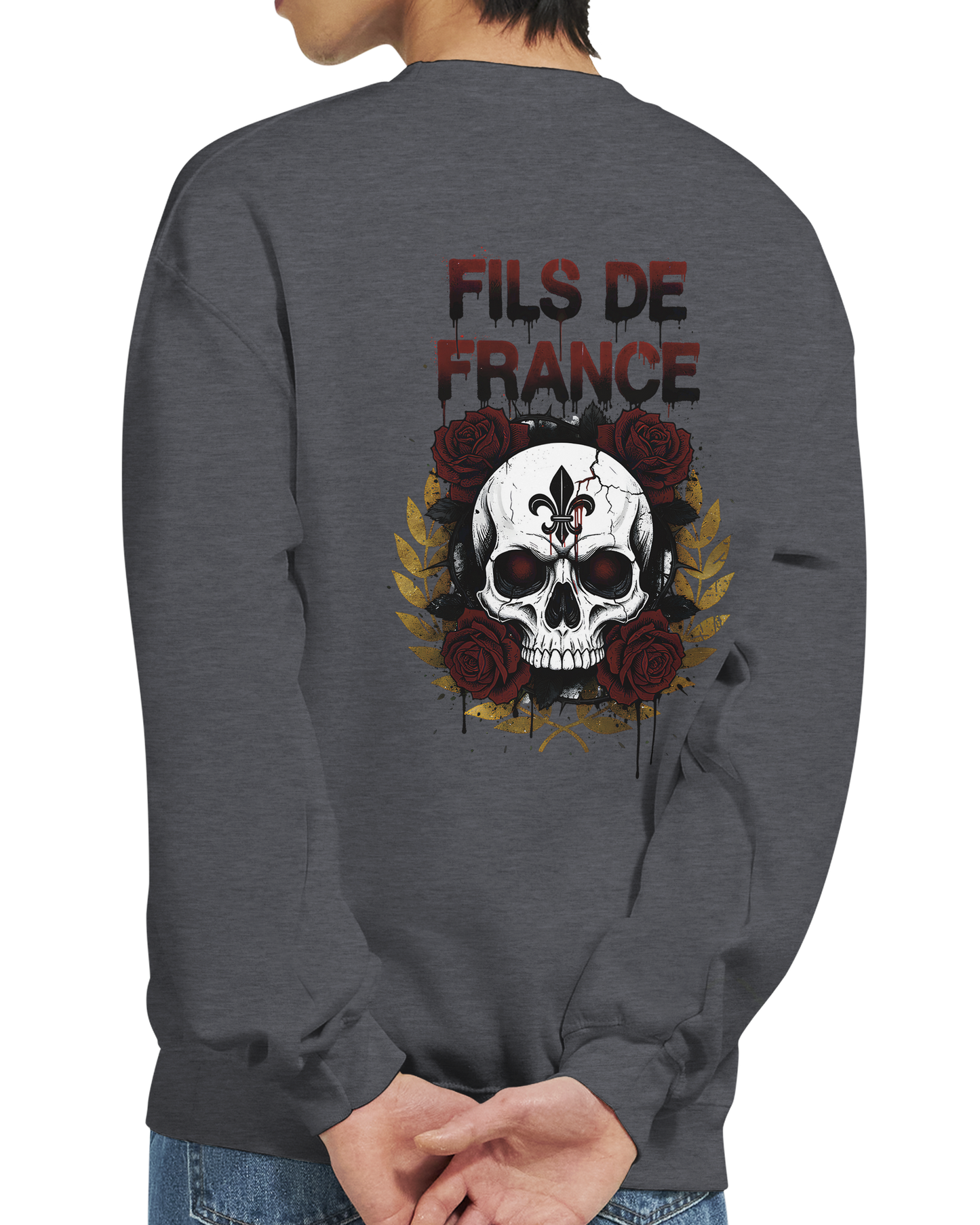 Sweat-shirt Homme Fils de France –Premium Confort Classique