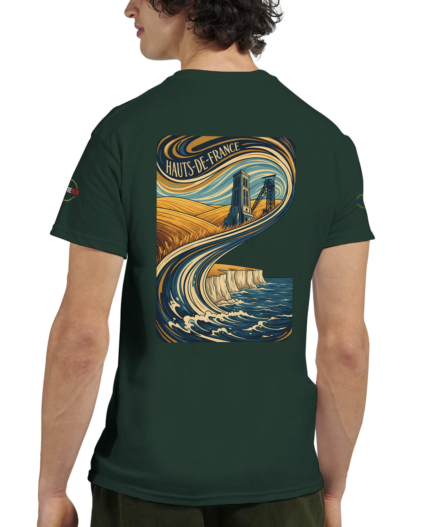 T-shirt Unisexe Haut de France - Coton Épais Premium