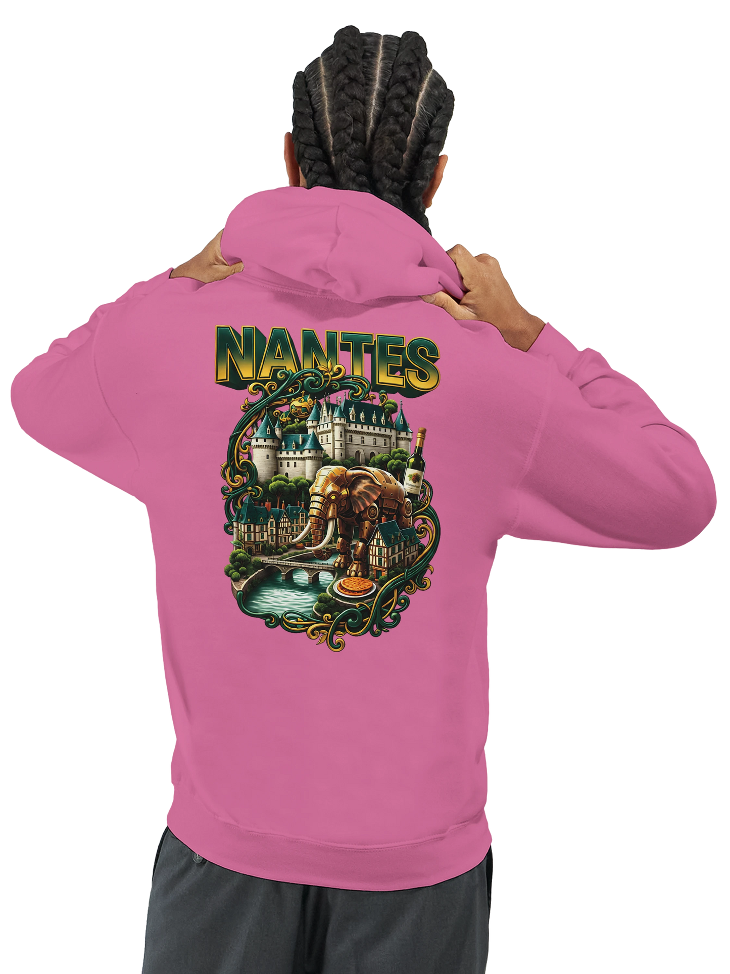 Sweat à capuche unisexe Nantes – Confort premium et style urbain