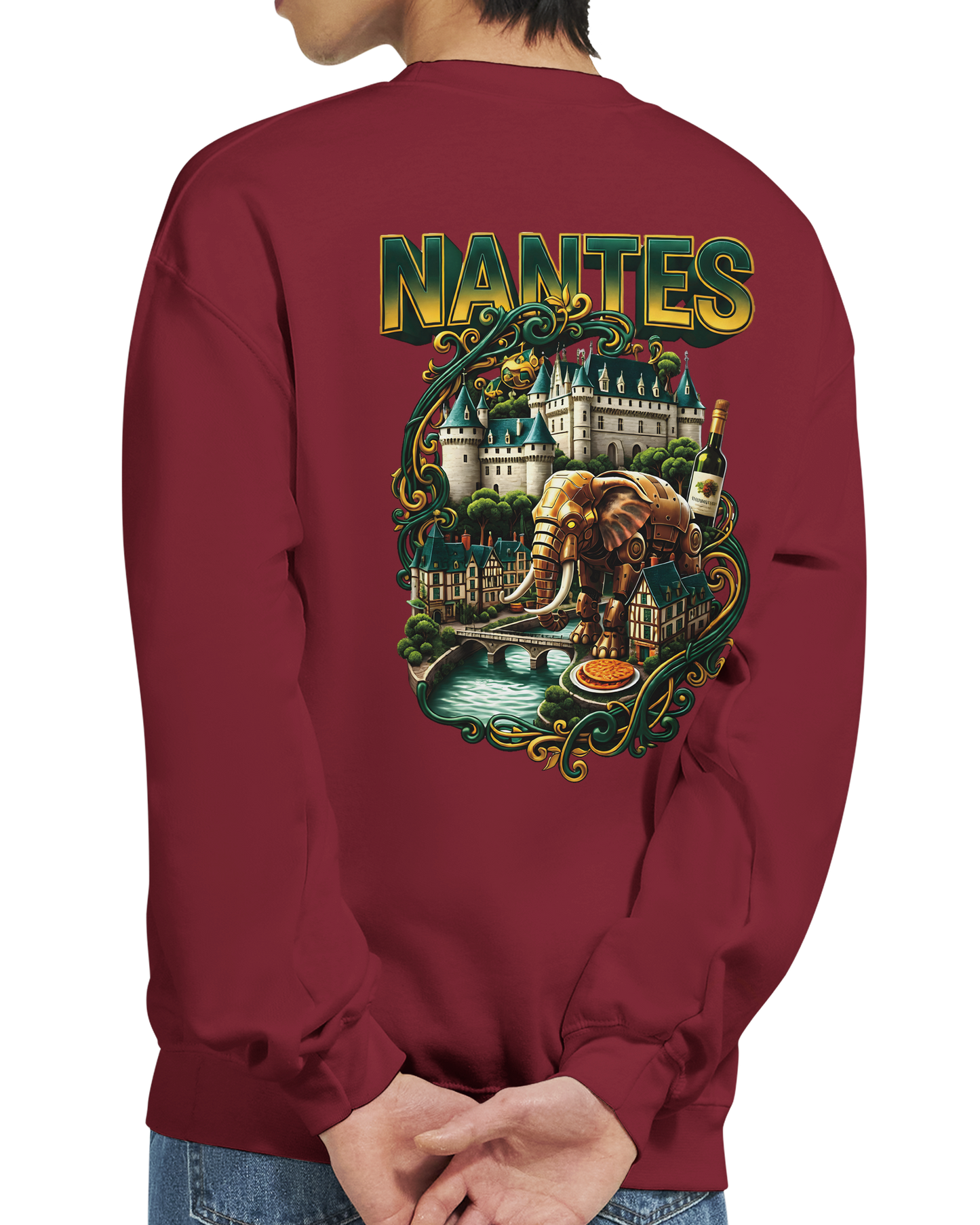 Sweat-shirt unisexe Nantes – Confort premium et style décontracté