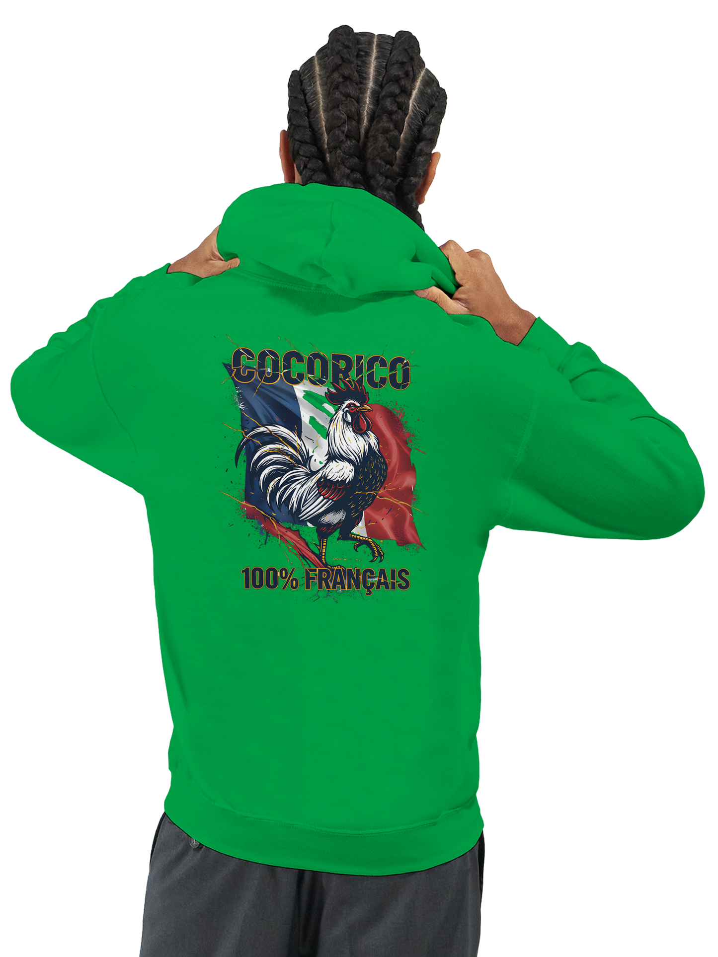 Sweat à Capuche Homme Cocorico – Confort et Style Français