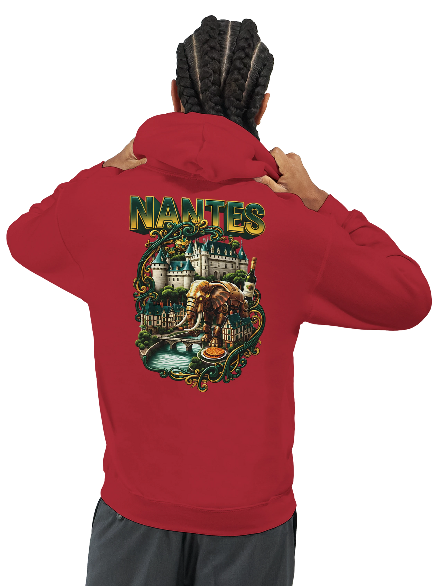 Sweat à capuche unisexe Nantes – Confort premium et style urbain