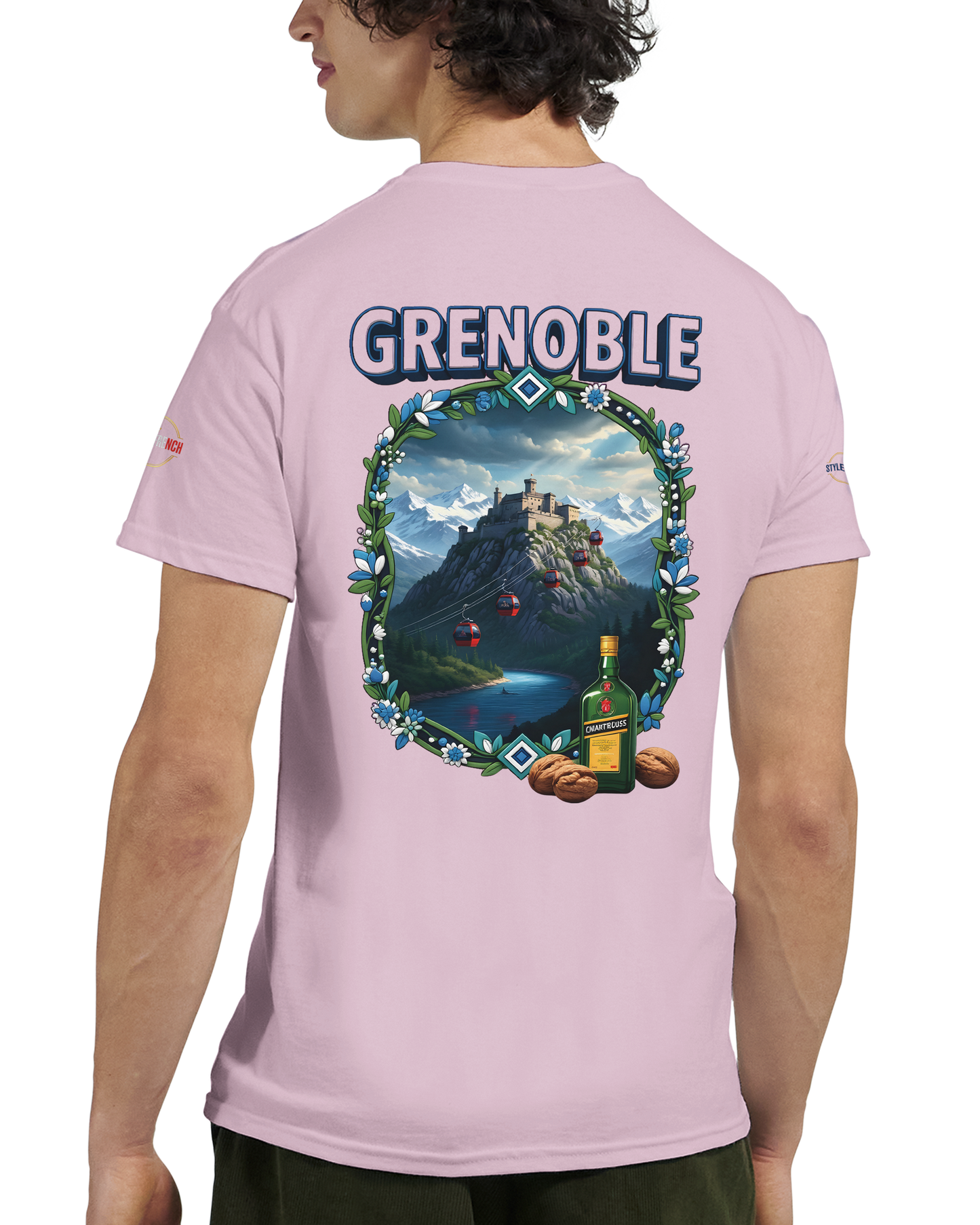 T-shirt Unisexe Grenoble - Ville de France - Coton Premium