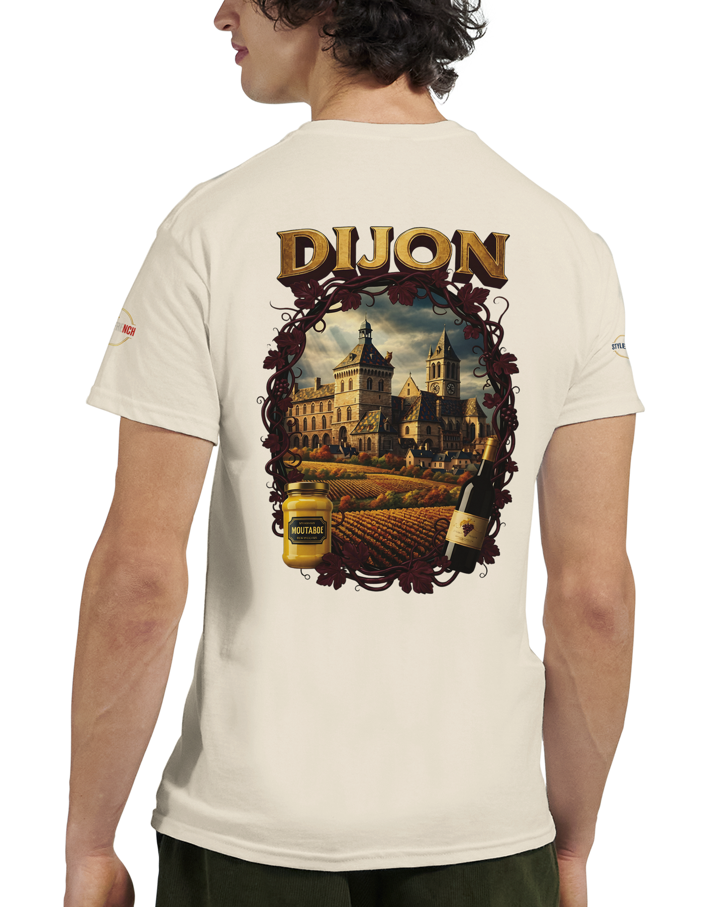 T-shirt Unisexe Dijon – Ville de France en Coton Premium