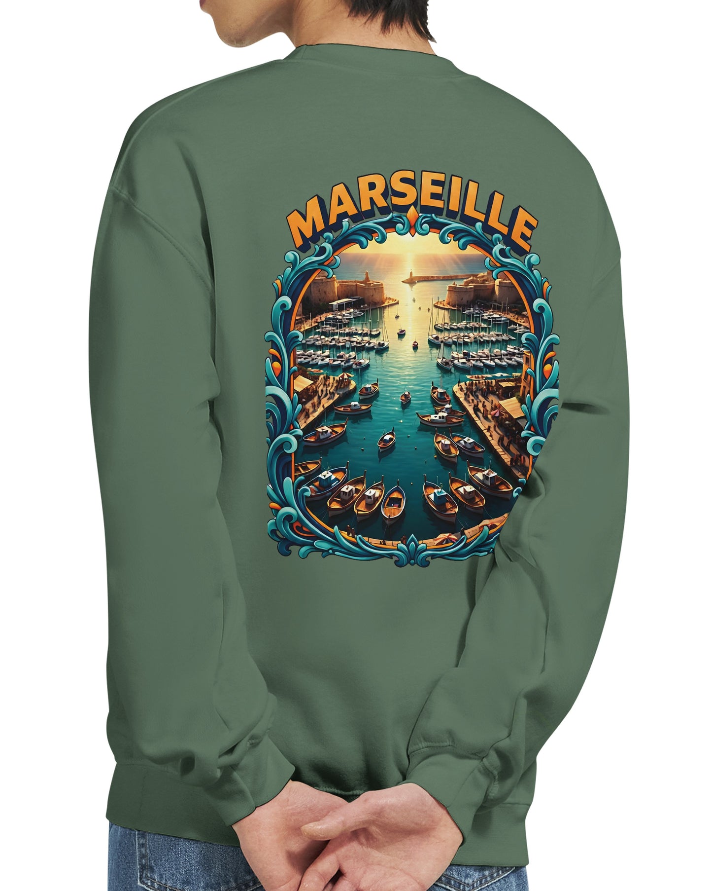 Sweat-shirt Unisexe Marseille - Confort Premium et Style Urbain