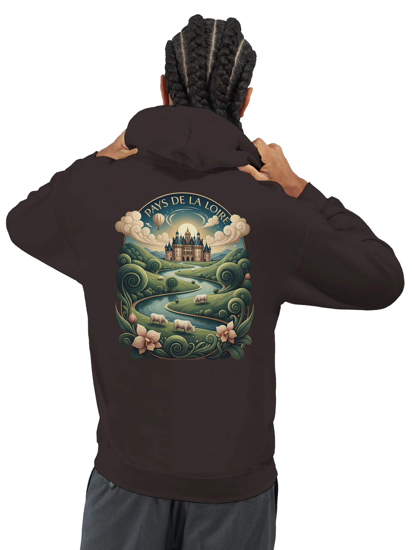 Sweat à capuche unisexe Pays de la Loire - Confort Premium