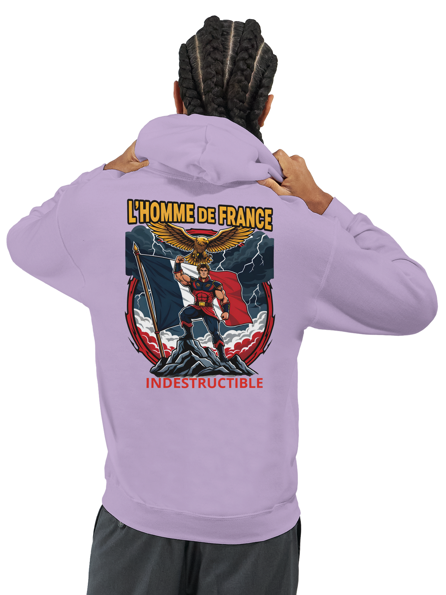 Sweat à Capuche Homme homme de France - Design France - Confort Premium