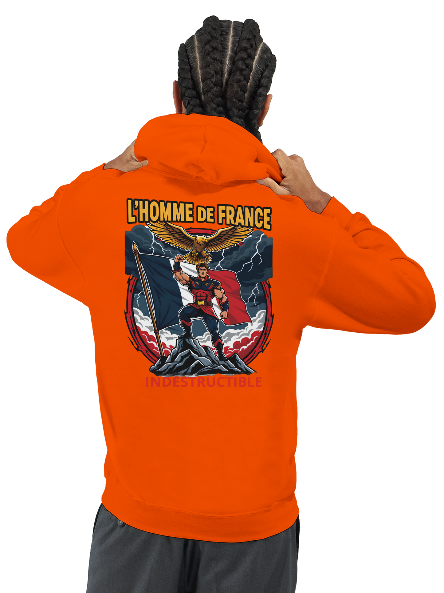 Sweat à Capuche Homme homme de France - Design France - Confort Premium