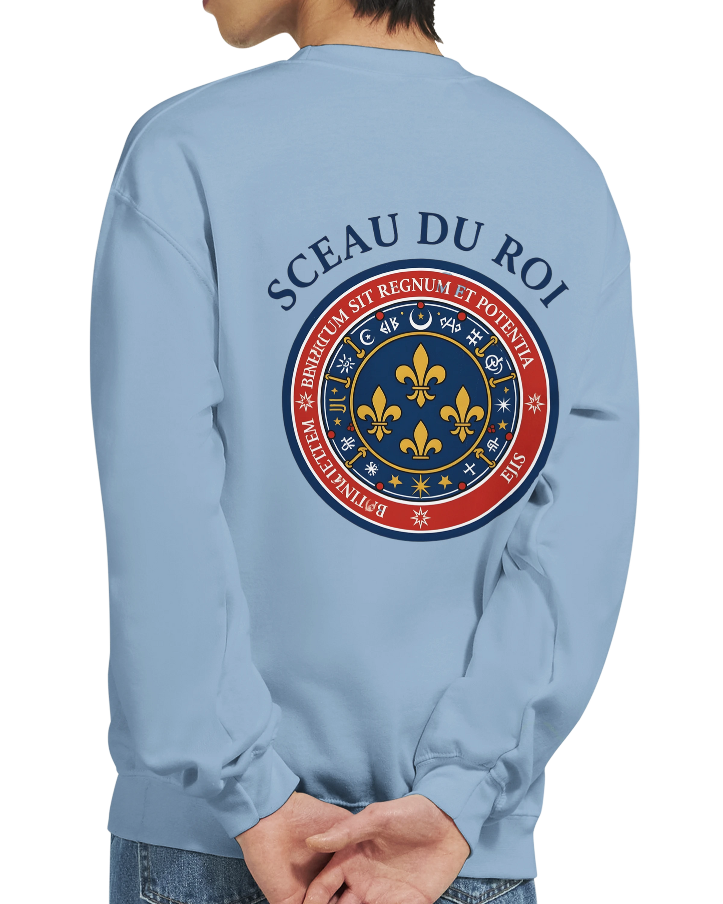 Sweat-shirt Homme Le Sceau du Roi - Coupe Classique Confortable