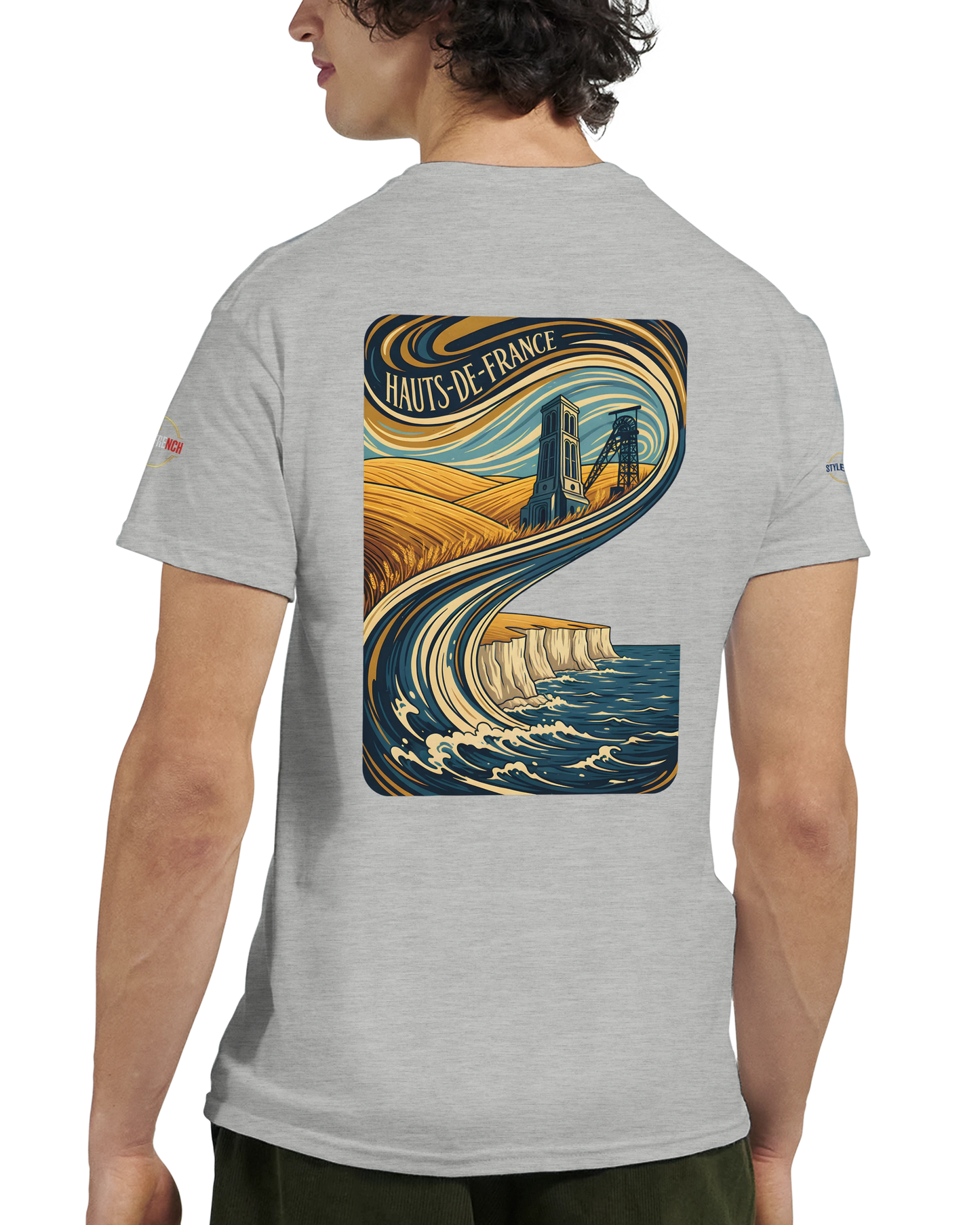 T-shirt Unisexe Haut de France - Coton Épais Premium