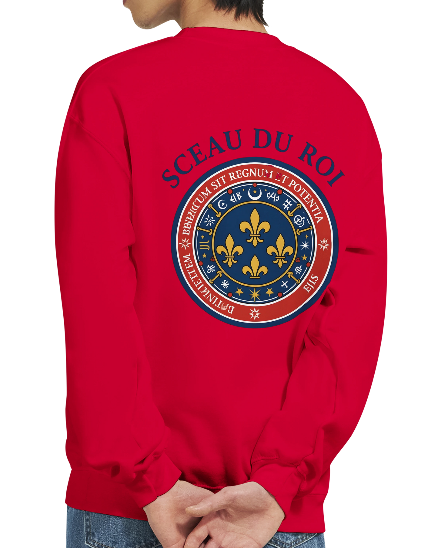 Sweat-shirt Homme Le Sceau du Roi - Coupe Classique Confortable