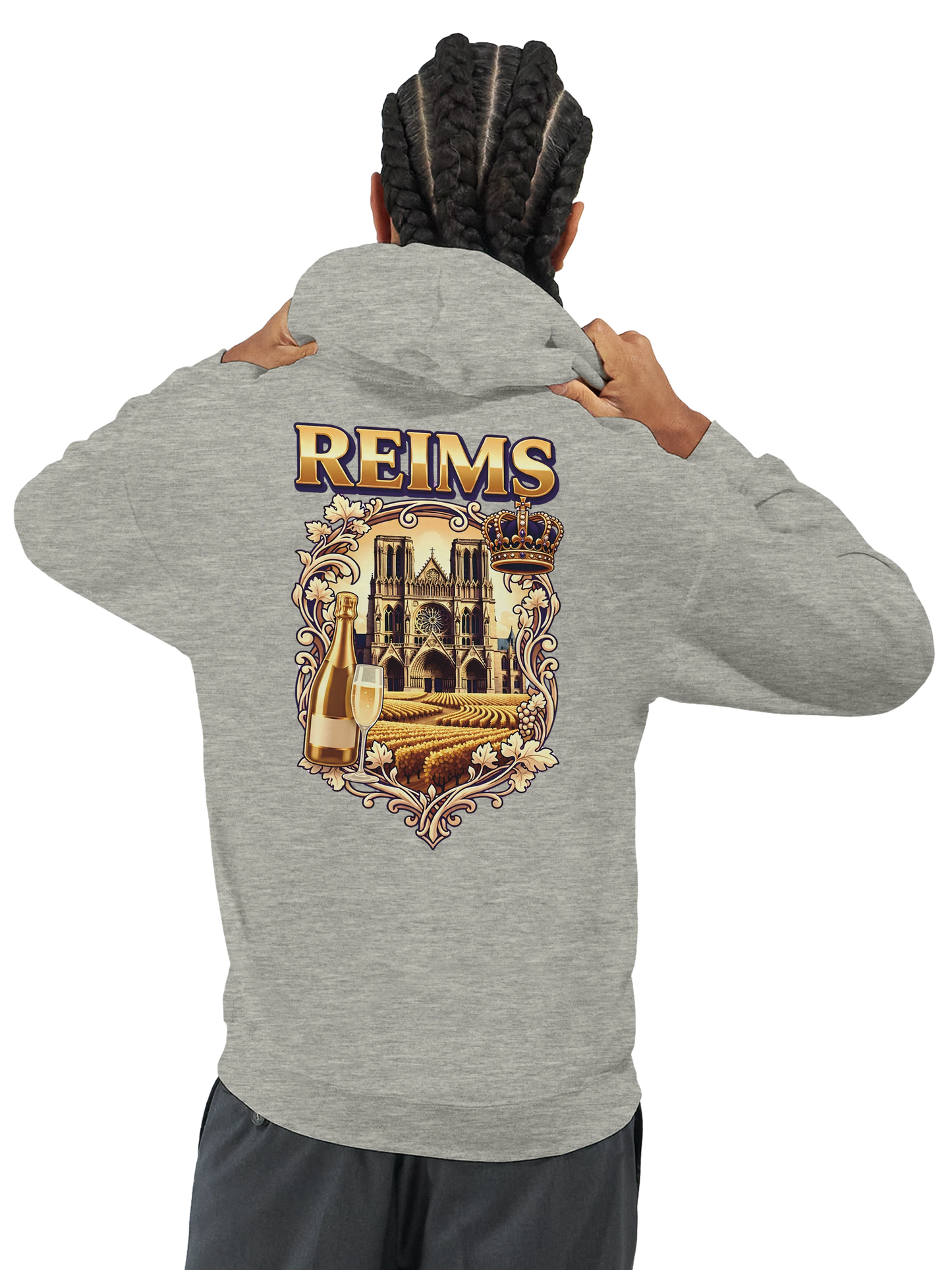 Sweat à capuche unisexe Reims - Confort premium avec conseils d'entretien