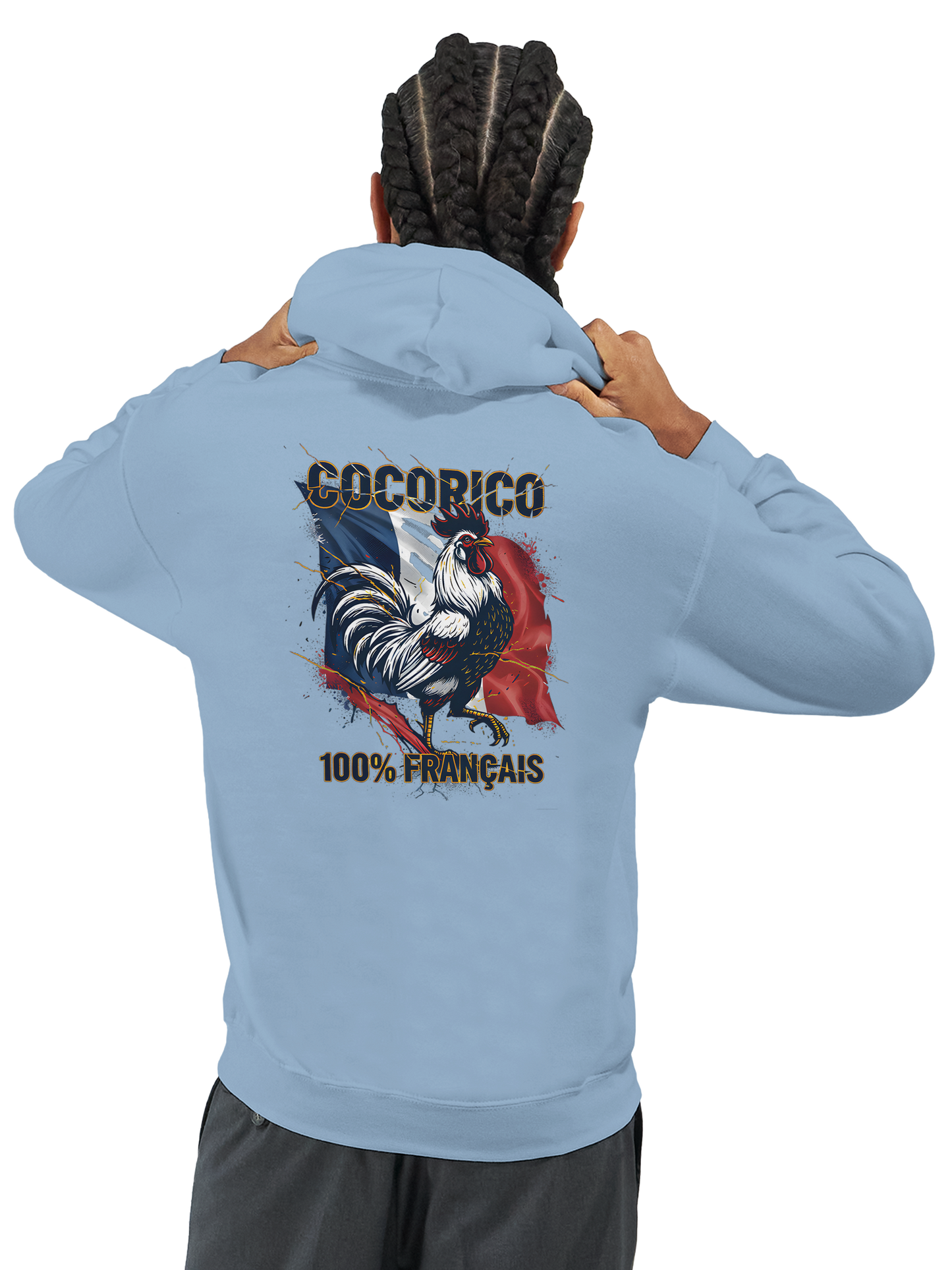 Sweat à Capuche Homme Cocorico – Confort et Style Français