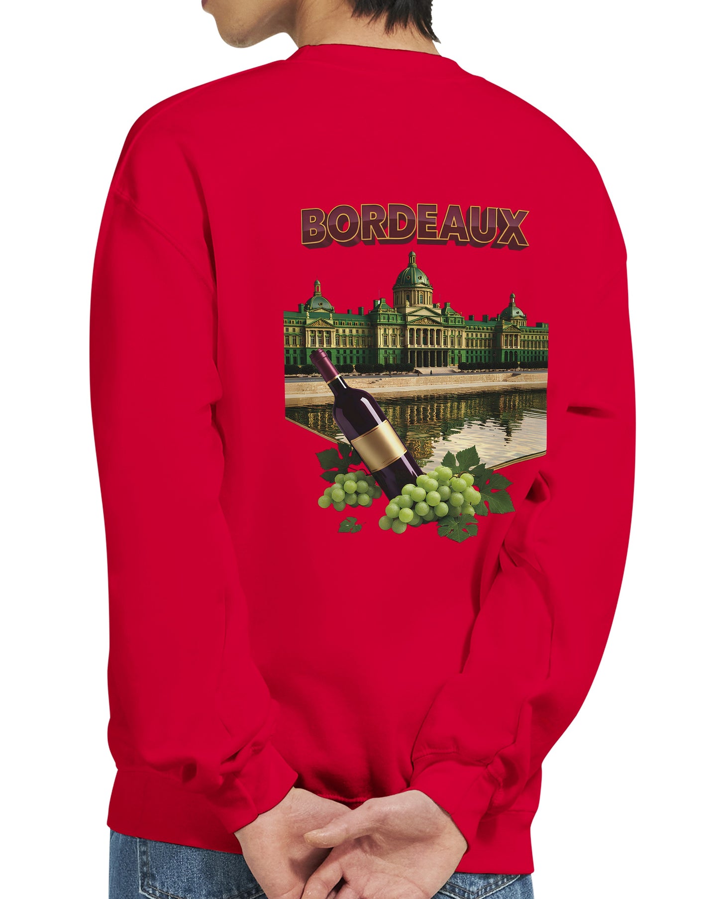 Sweat-shirt Unisexe Bordeaux Ville de France – Classique et Confortable