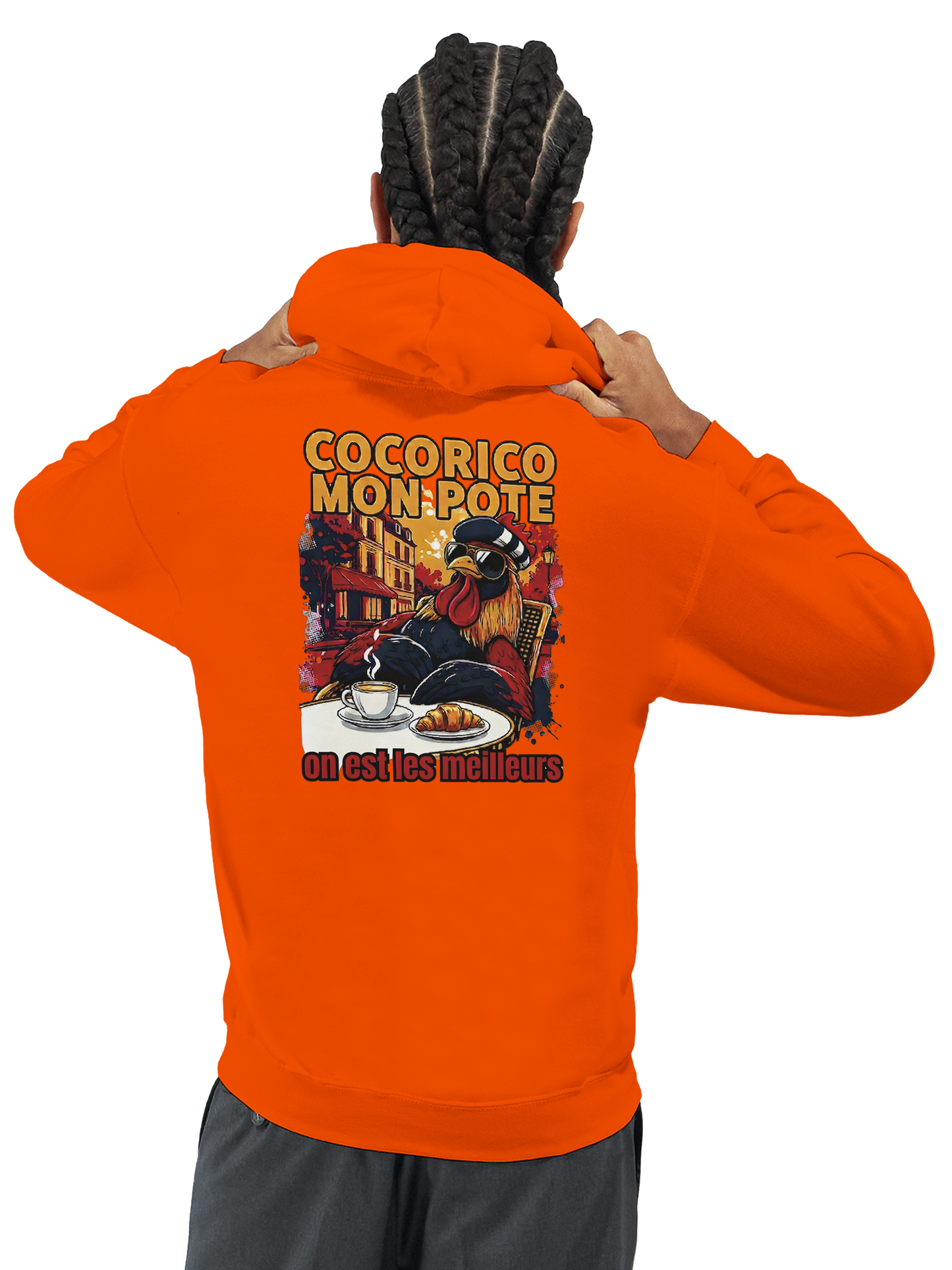 Sweat à Capuche homme on est les meilleurs