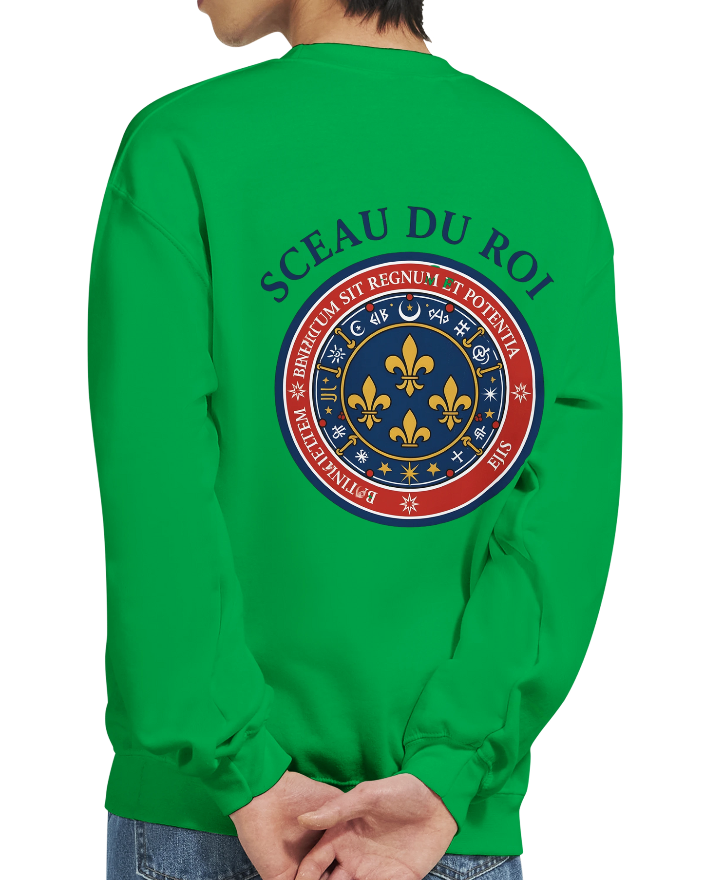 Sweat-shirt Homme Le Sceau du Roi - Coupe Classique Confortable