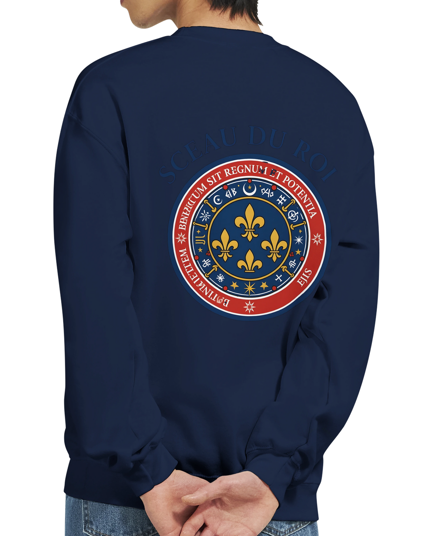Sweat-shirt Homme Le Sceau du Roi - Coupe Classique Confortable