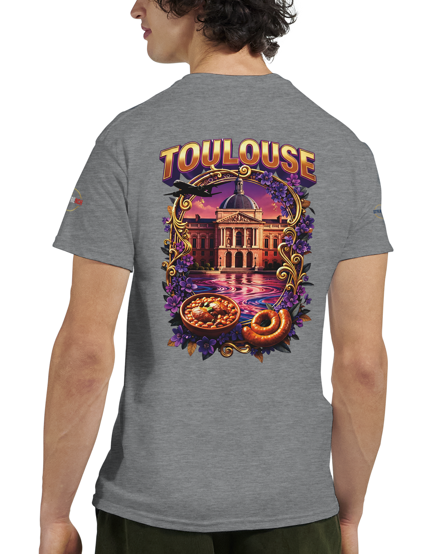 T-Shirt Unisexe Toulouse France – T-Shirt en Coton Premium à Coupe Classique