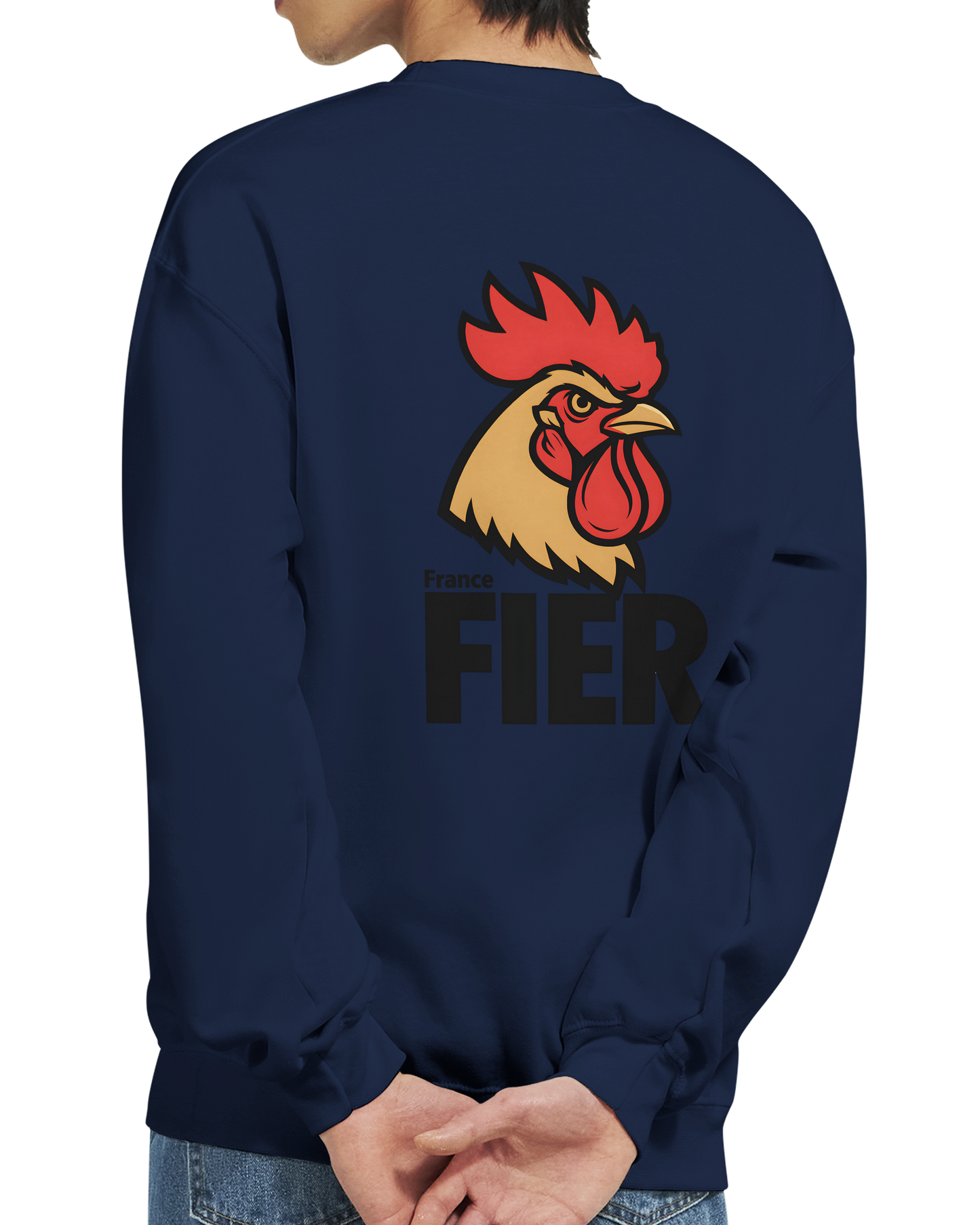 Sweat-shirt Homme France Fier - Coupe Classique et Confort Premium