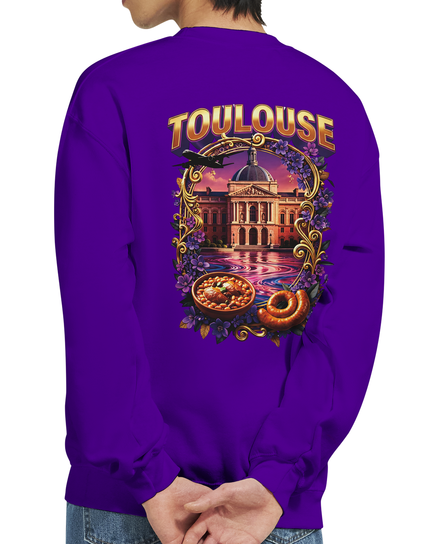 Sweat-shirt Unisexe Toulouse – Design Ville de France