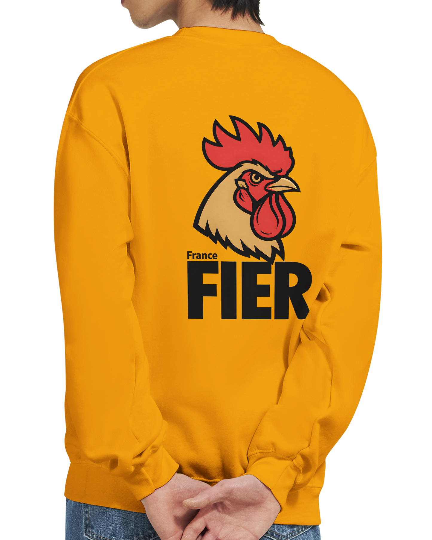 Sweat-shirt Homme France Fier - Coupe Classique et Confort Premium