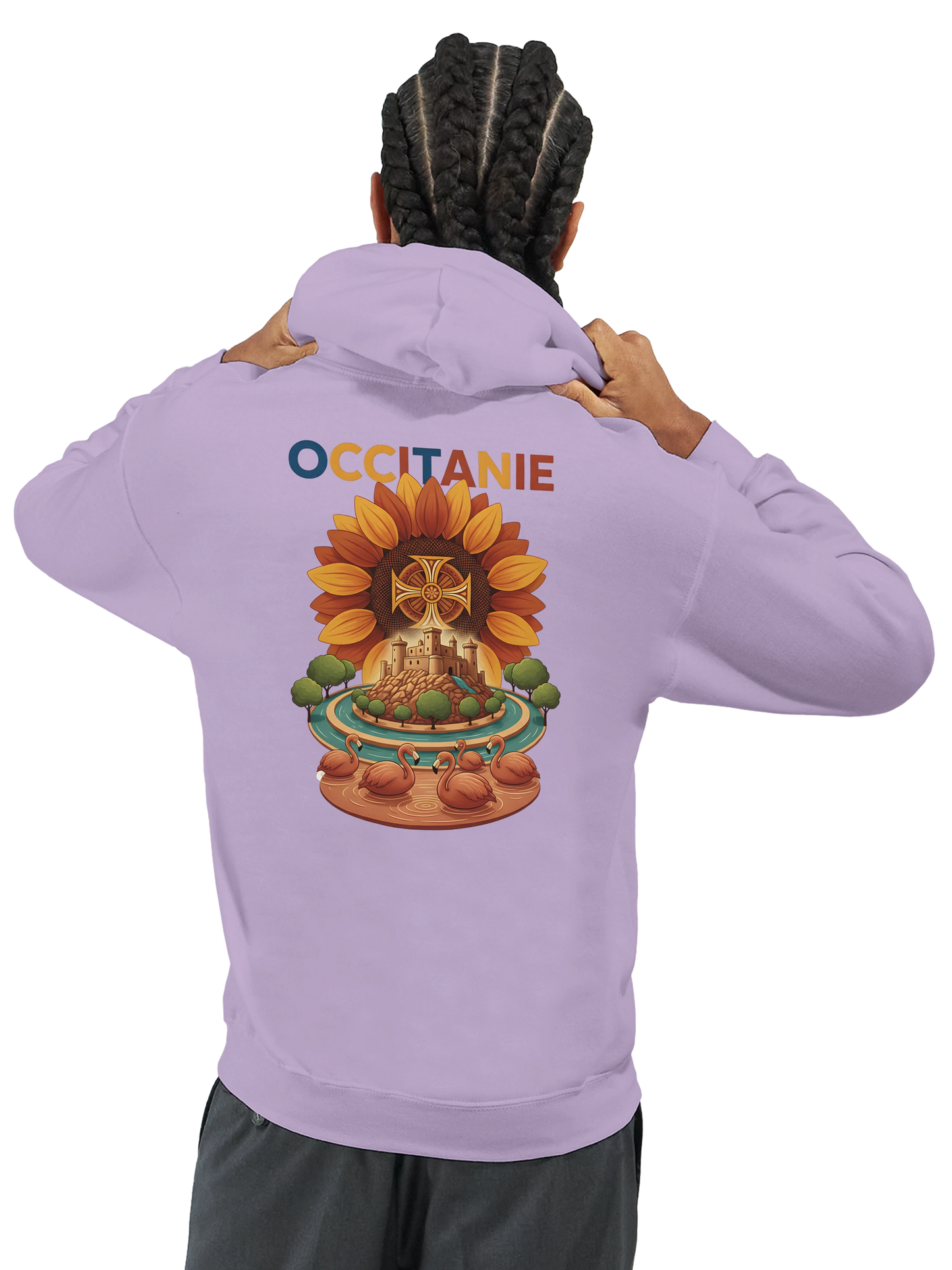 Sweat à Capuche Unisexe Occitanie – Hoodie Confortable et Résistant