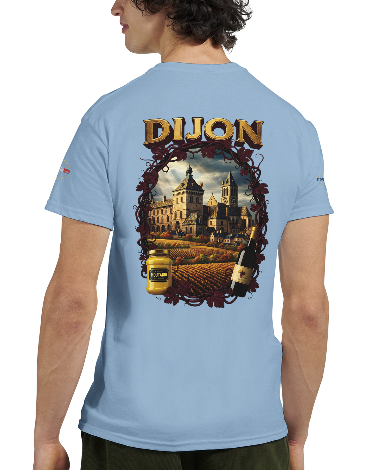 T-shirt Unisexe Dijon – Ville de France en Coton Premium
