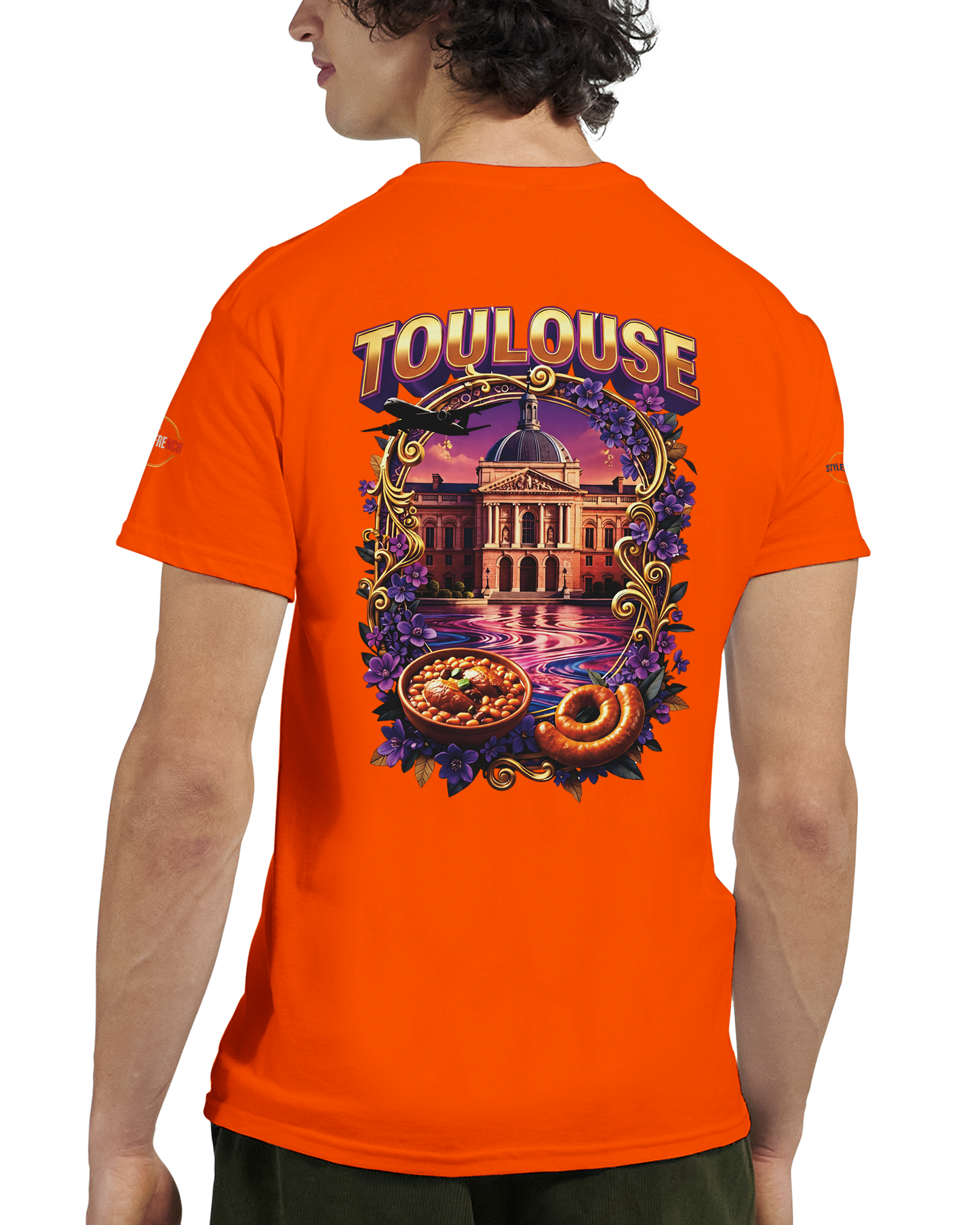T-Shirt Unisexe Toulouse France – T-Shirt en Coton Premium à Coupe Classique