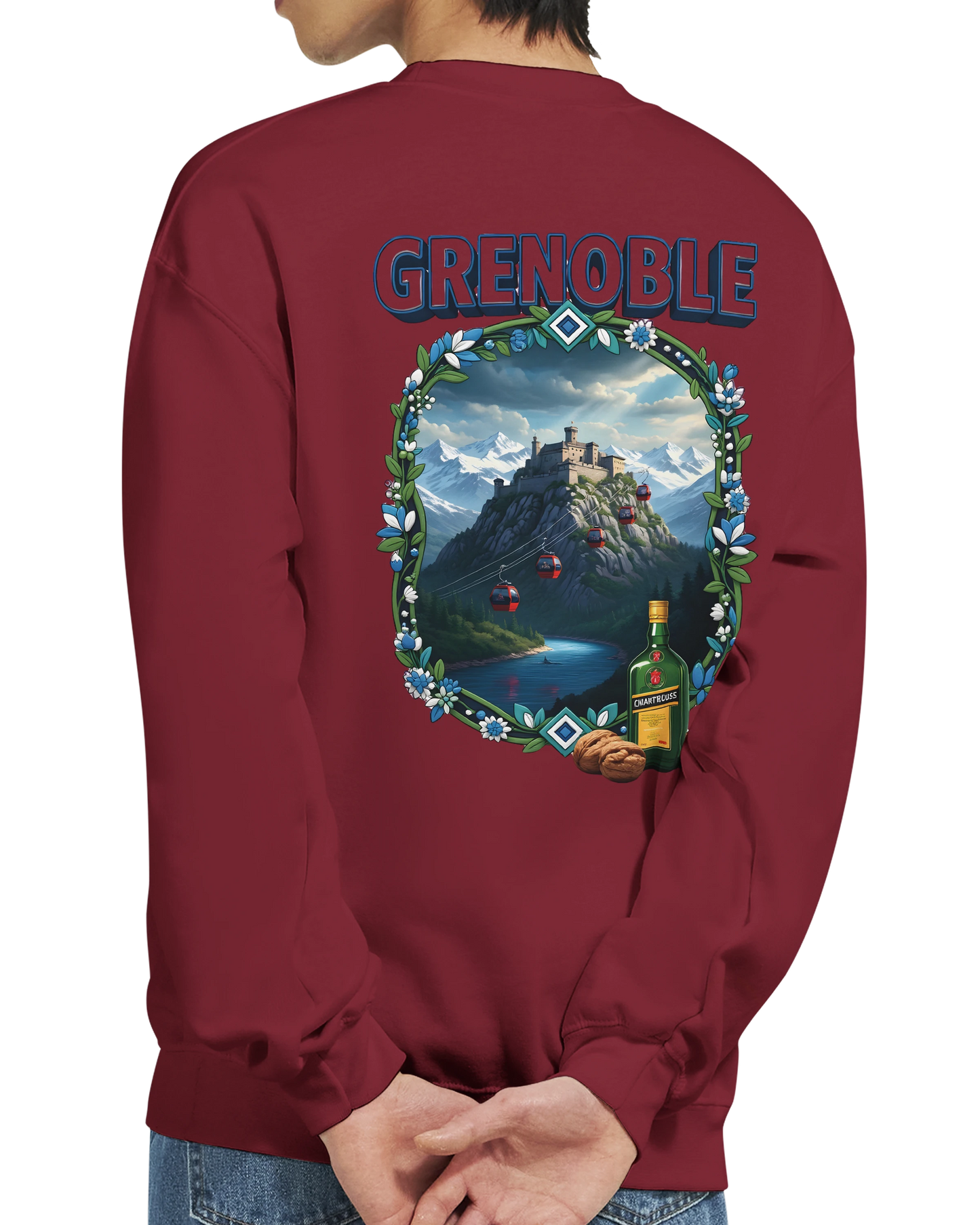 Sweat-shirt unisexe Grenoble – Style urbain premium