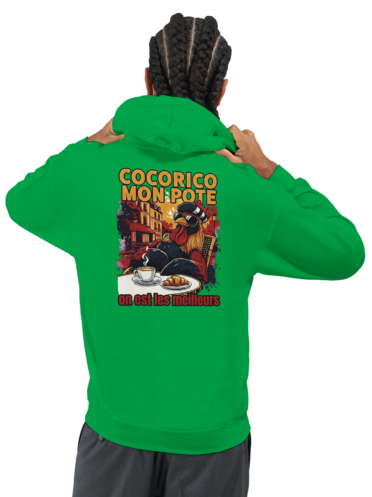 Sweat à Capuche homme on est les meilleurs