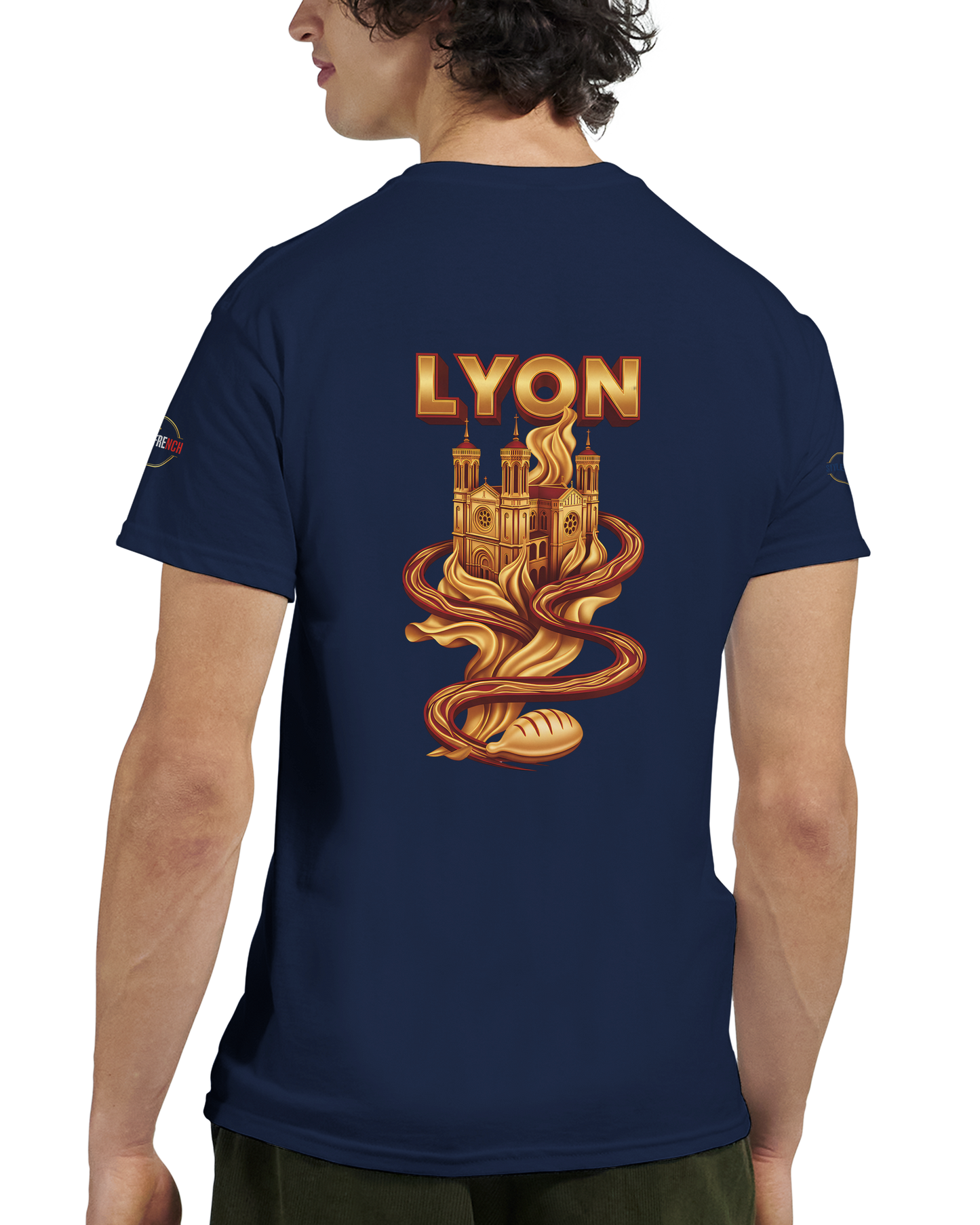 T-Shirt Unisexe Lyon - Design Ville de France - 100% Coton