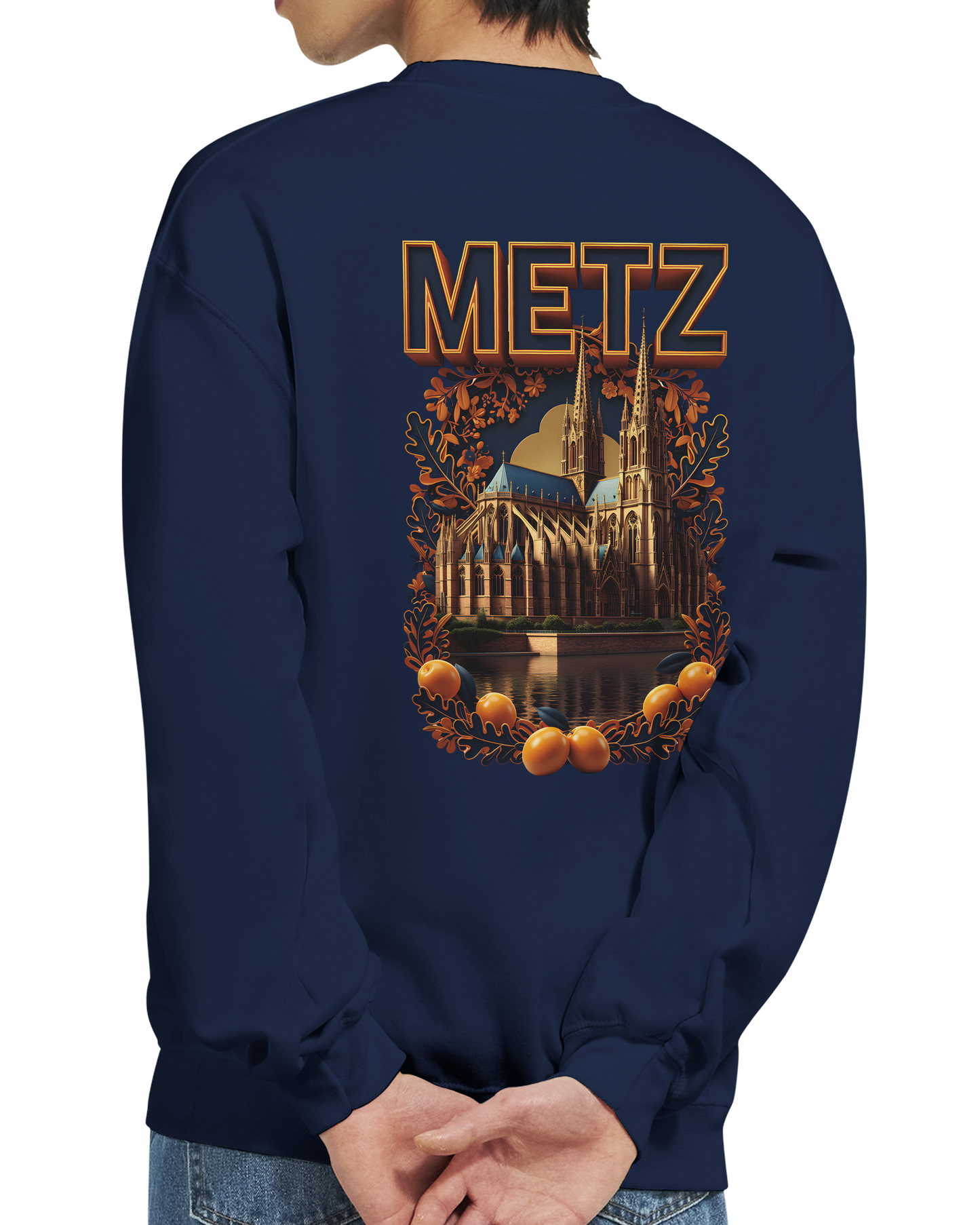 Sweat-shirt unisexe Metz – Coupe classique et confort premium