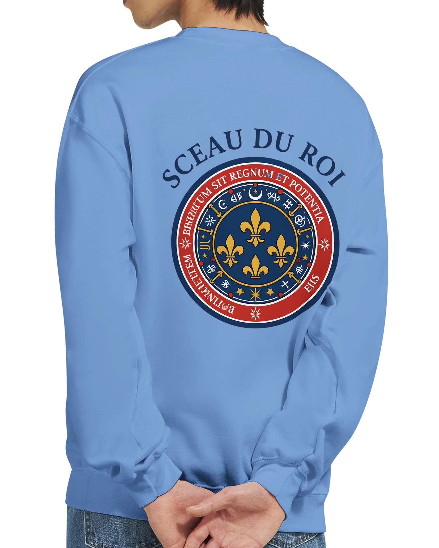 Sweat-shirt Homme Le Sceau du Roi - Coupe Classique Confortable