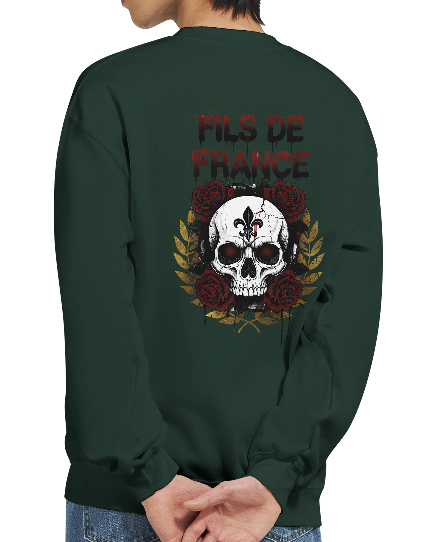 Sweat-shirt Homme Fils de France –Premium Confort Classique