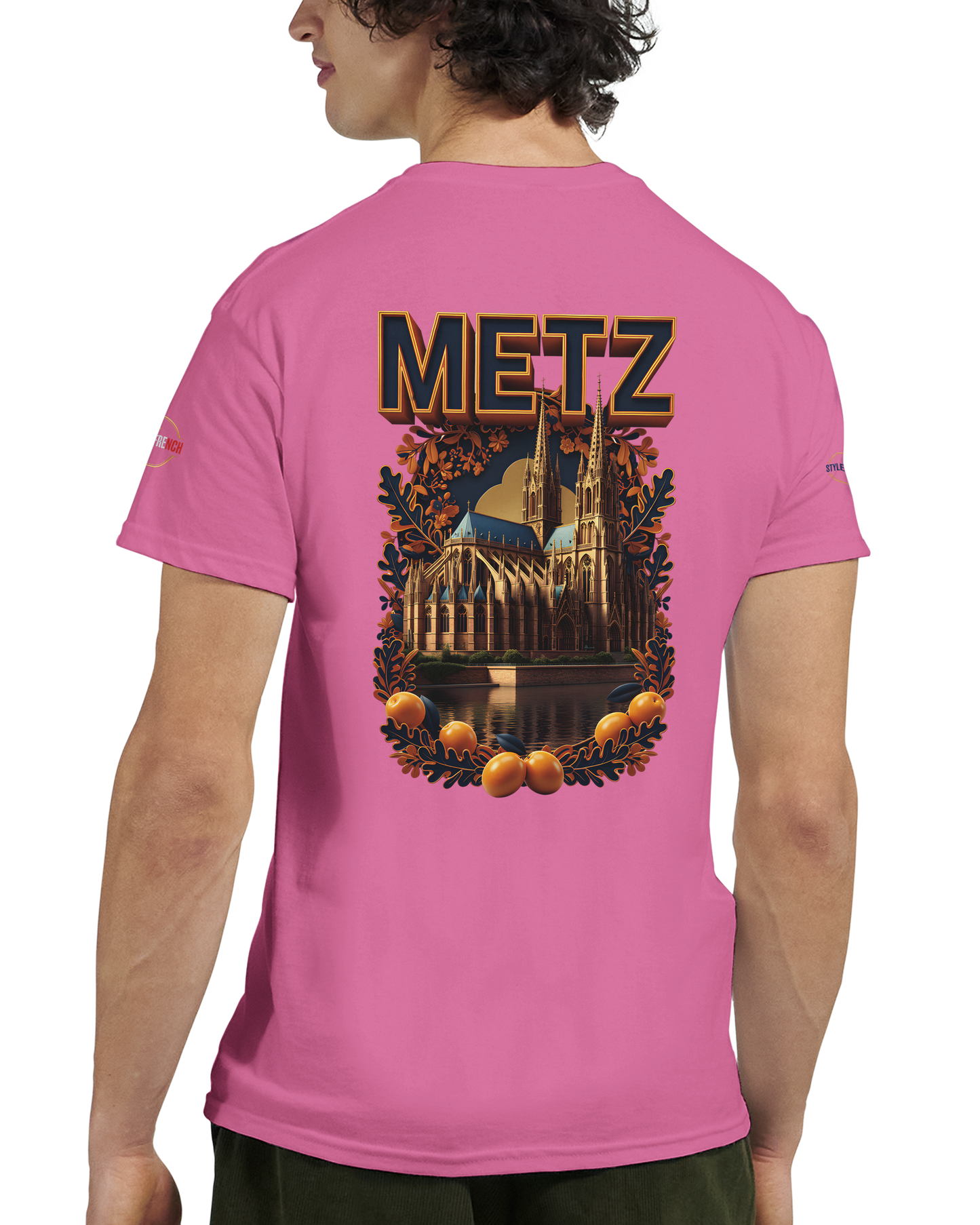 T-shirt Unisexe Metz - Design Ville de France en Coton Épais