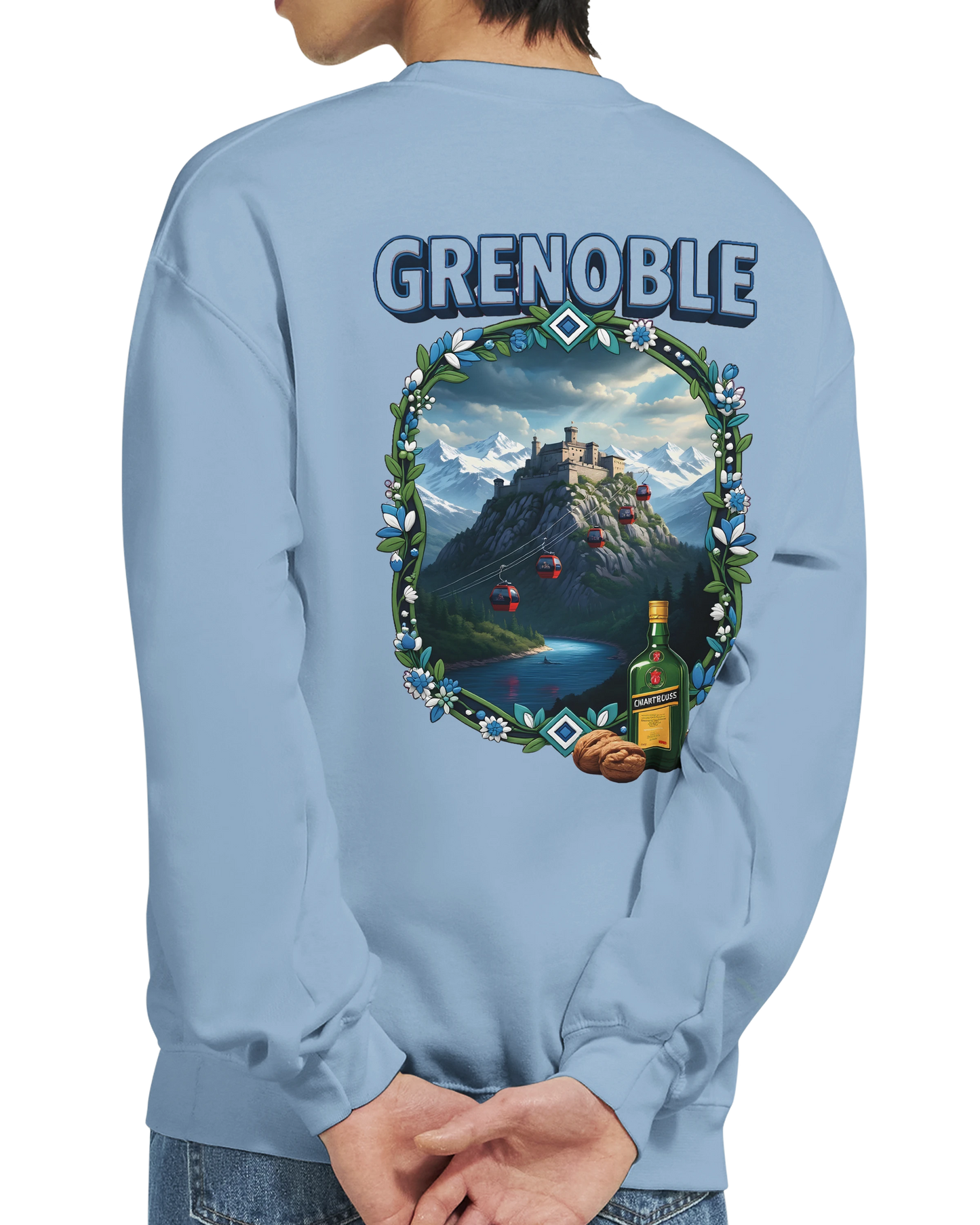 Sweat-shirt unisexe Grenoble – Style urbain premium