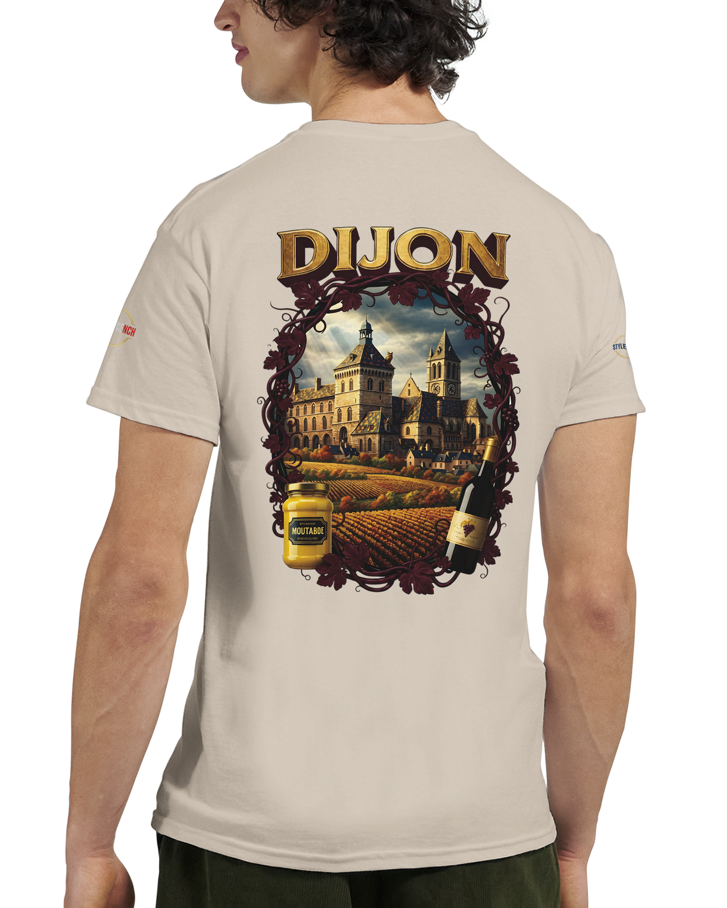 T-shirt Unisexe Dijon – Ville de France en Coton Premium