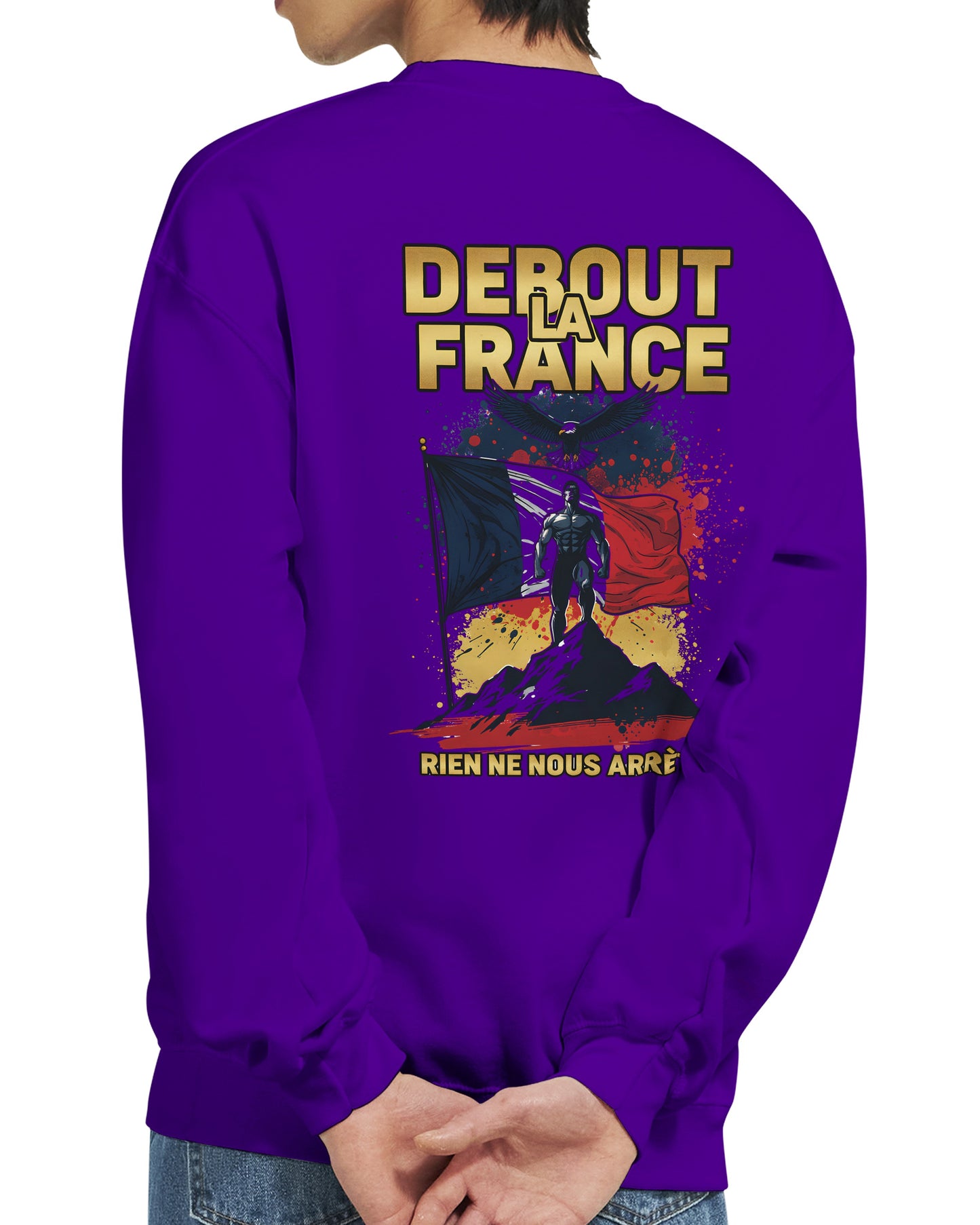 Sweat-shirt Debout La France - Confort Premium et Design Classique