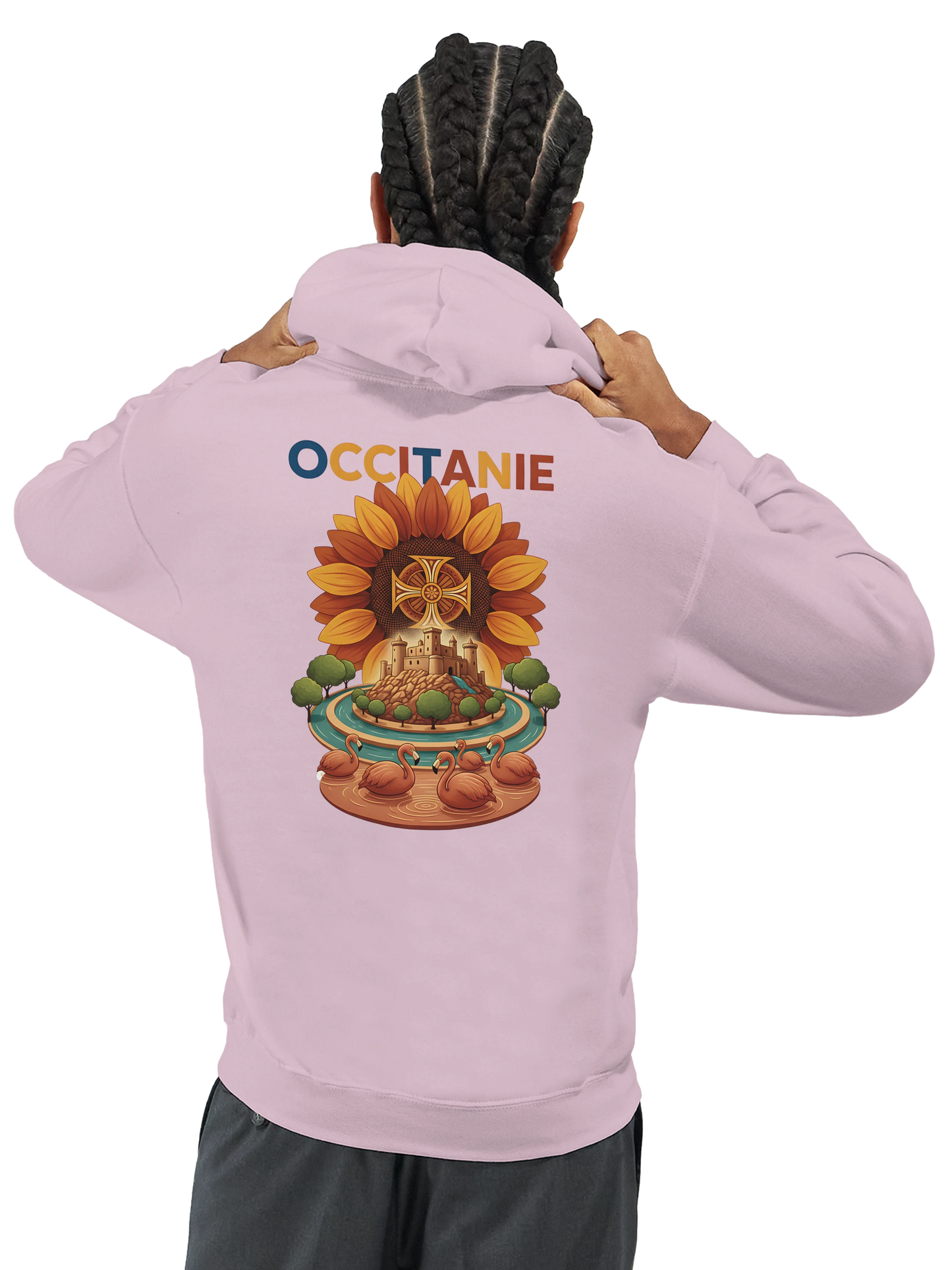 Sweat à Capuche Unisexe Occitanie – Hoodie Confortable et Résistant