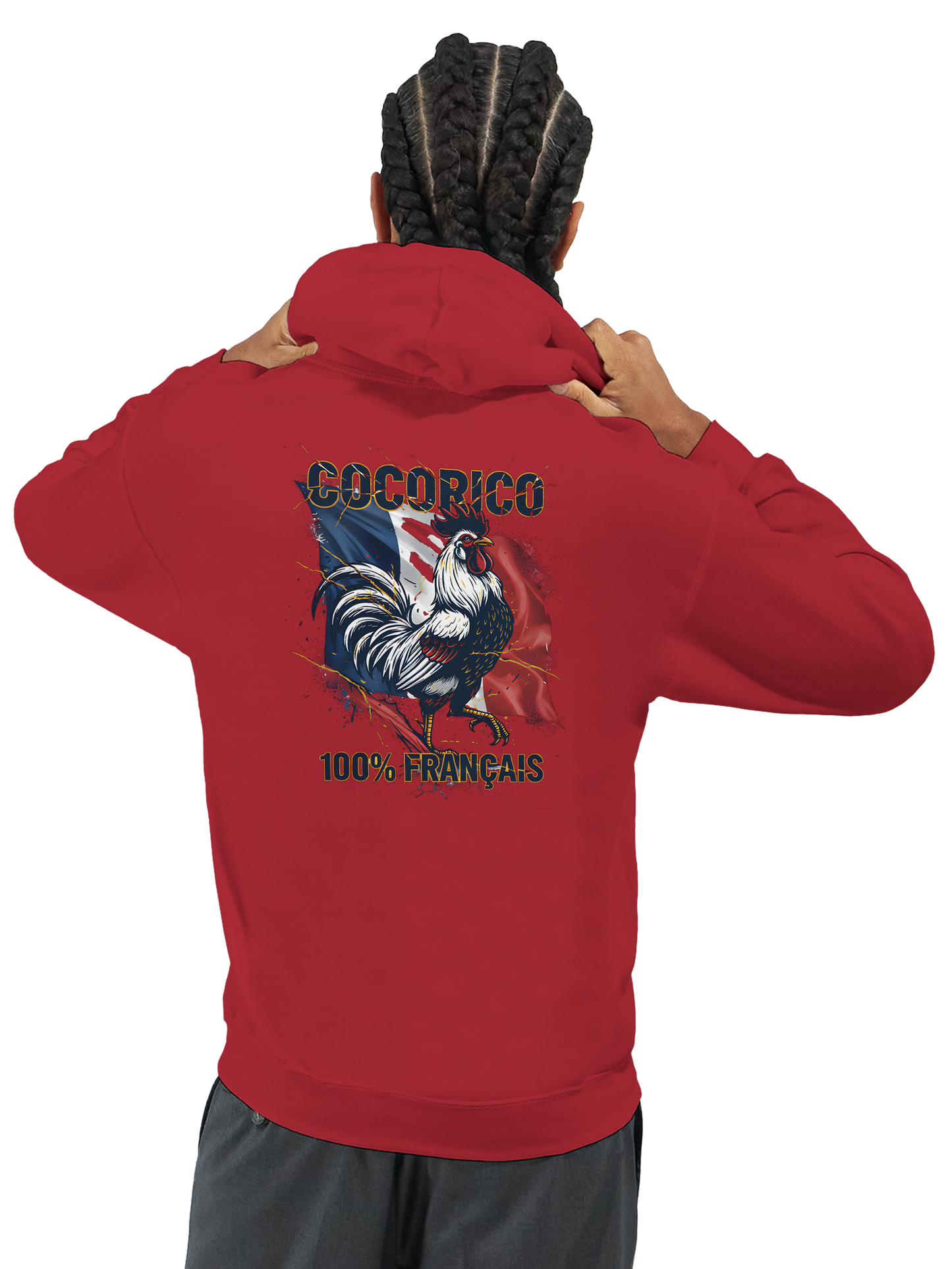 Sweat à Capuche Homme Cocorico – Confort et Style Français