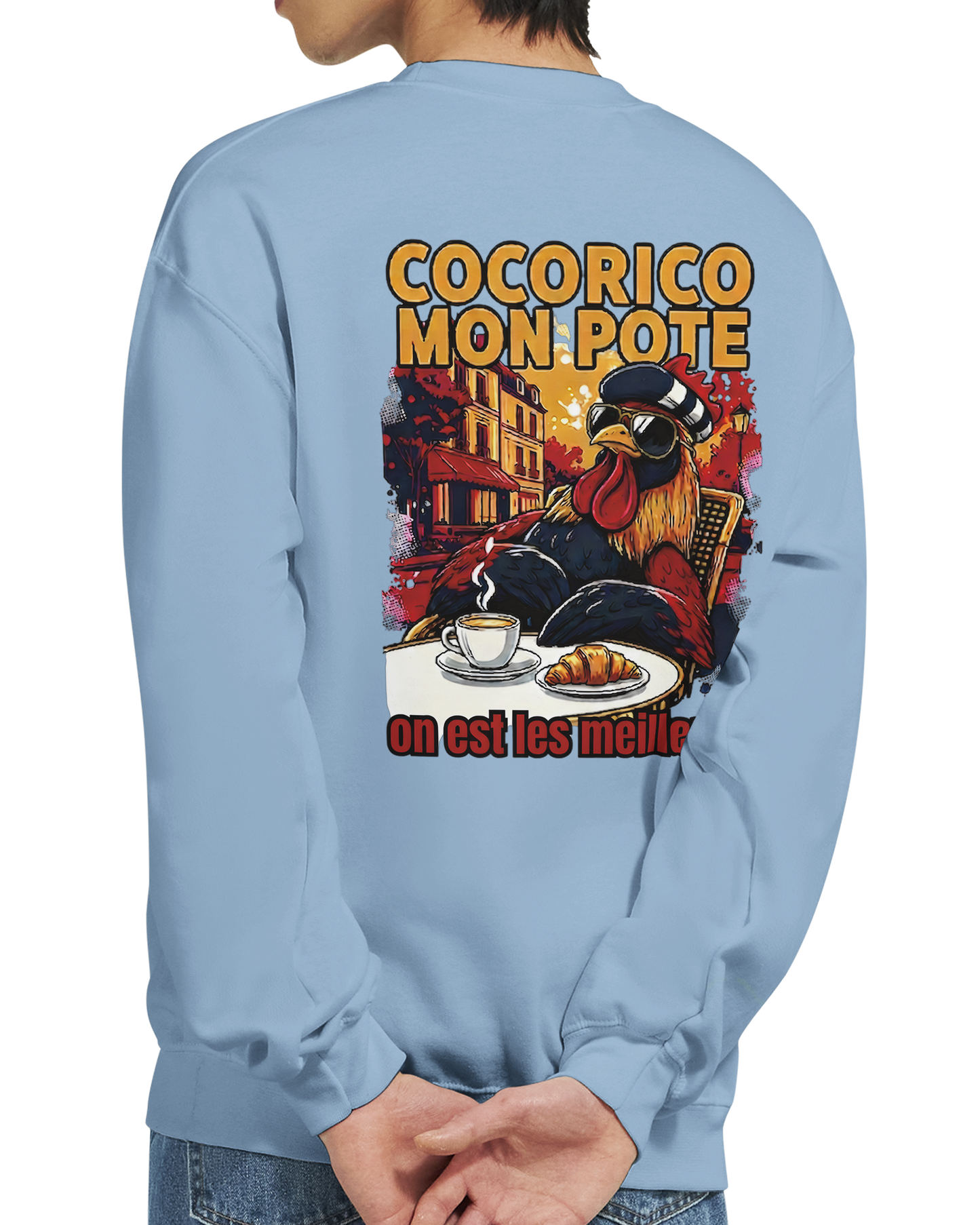Sweat-shirt Cocorico On Est Les Meilleurs - Confort et Style Premium