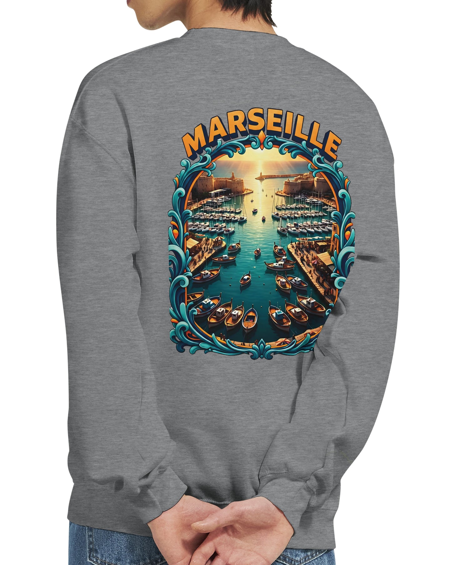 Sweat-shirt Unisexe Marseille - Confort Premium et Style Urbain
