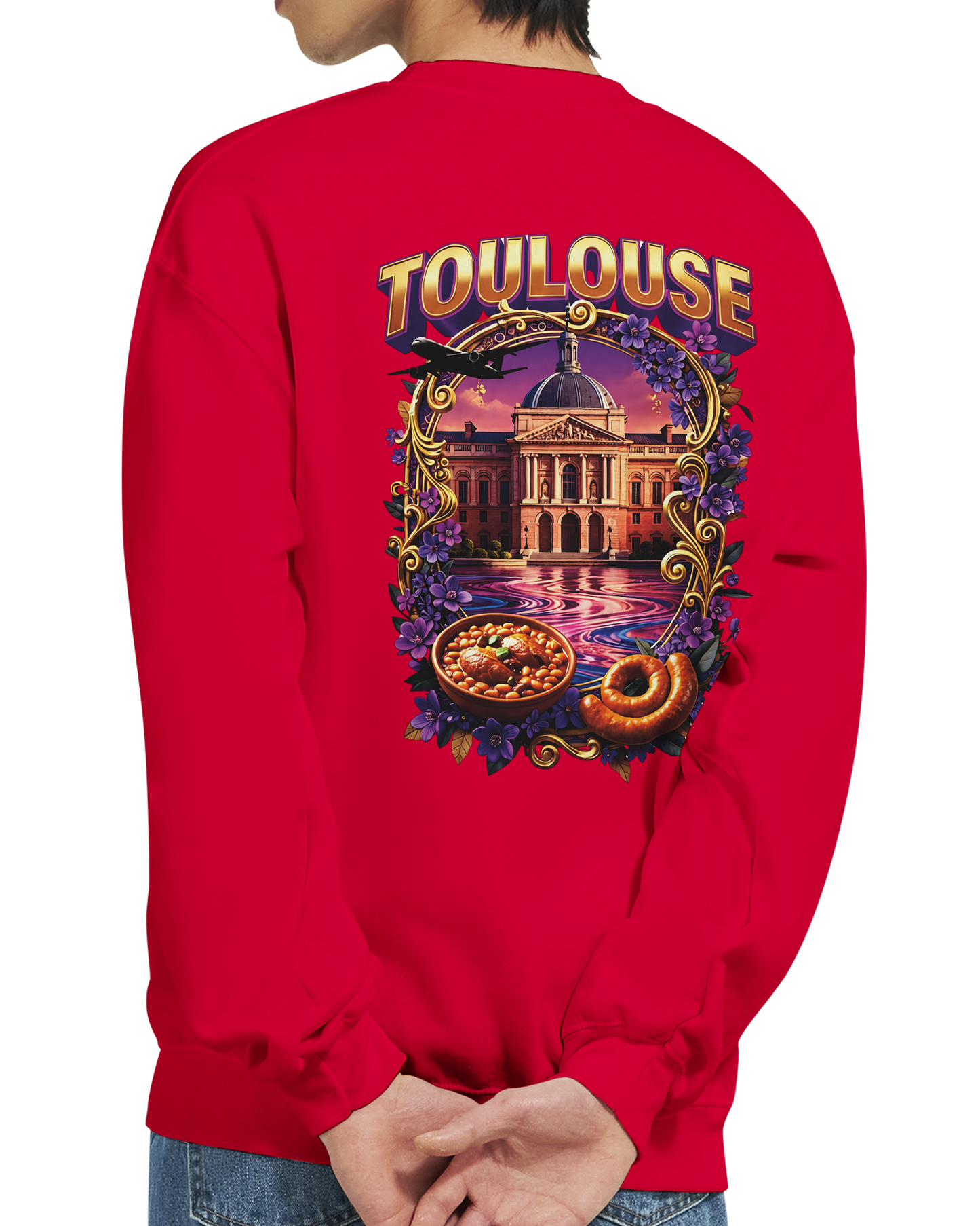 Sweat-shirt Unisexe Toulouse – Design Ville de France