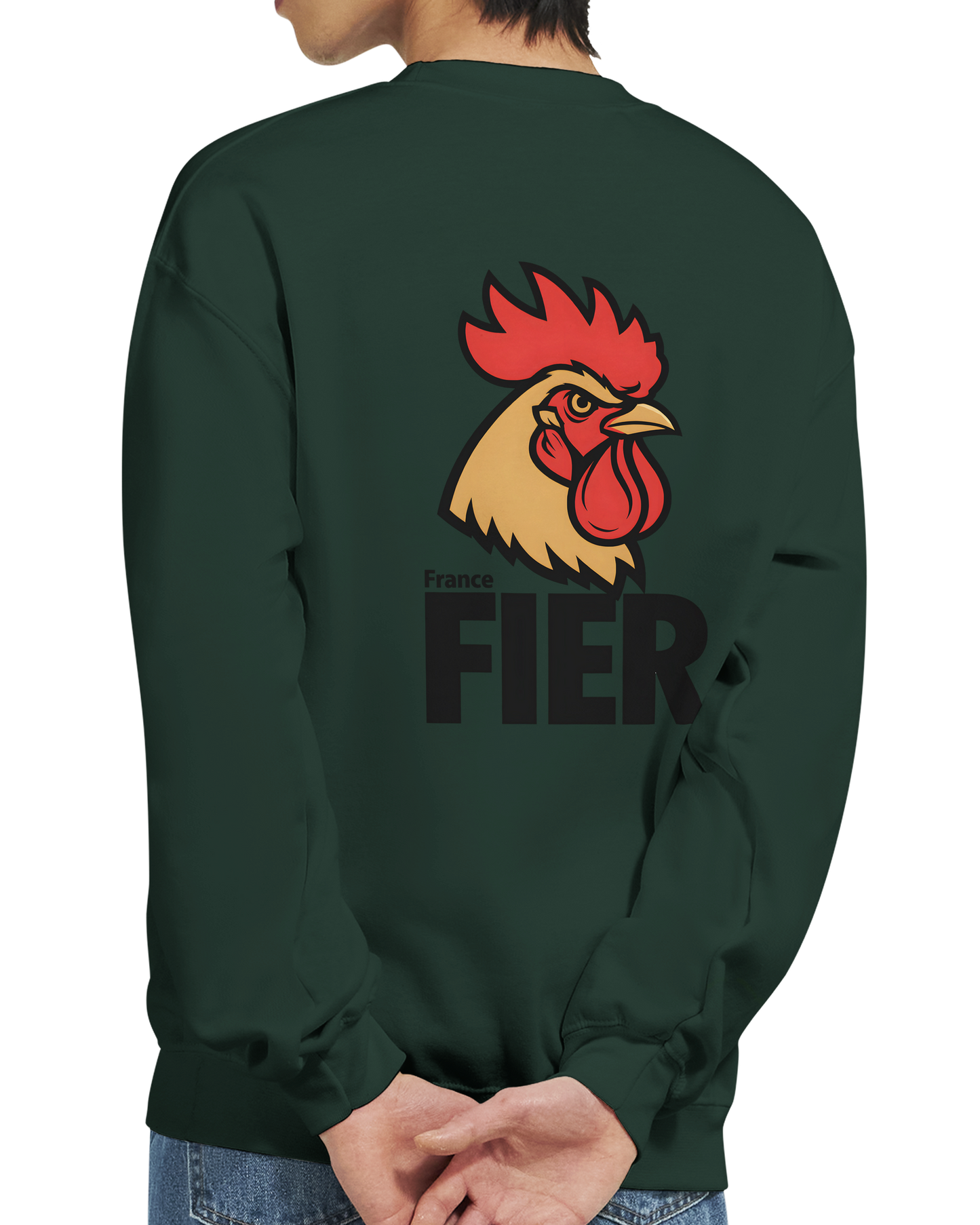 Sweat-shirt Homme France Fier - Coupe Classique et Confort Premium