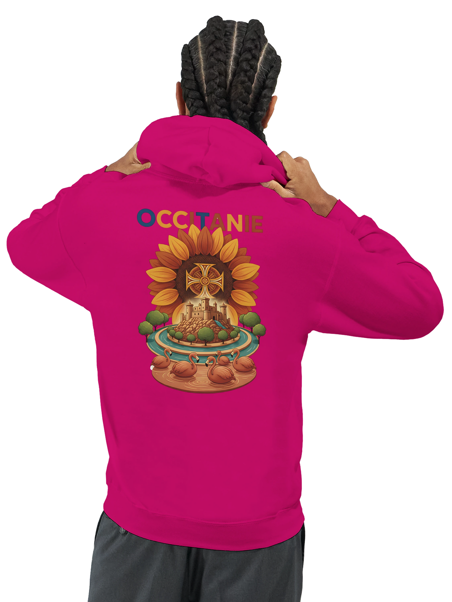 Sweat à Capuche Unisexe Occitanie – Hoodie Confortable et Résistant