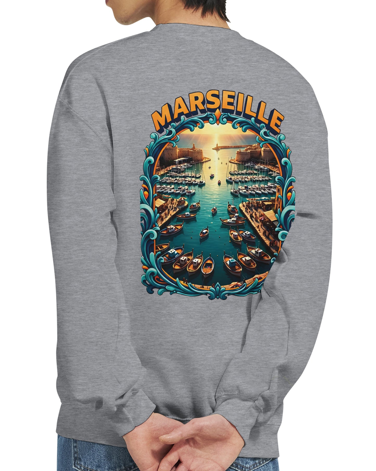 Sweat-shirt Unisexe Marseille - Confort Premium et Style Urbain