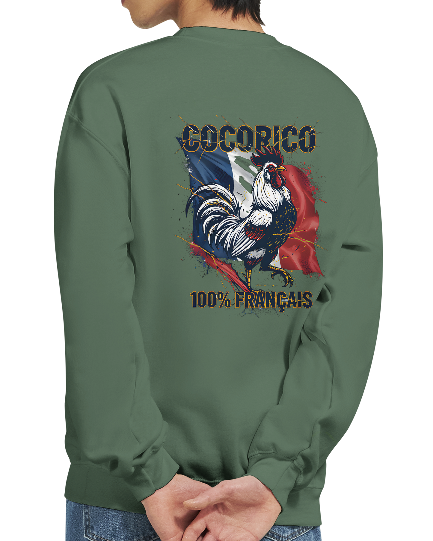 Sweat-shirt Homme Cocorico – Classique et Confortable