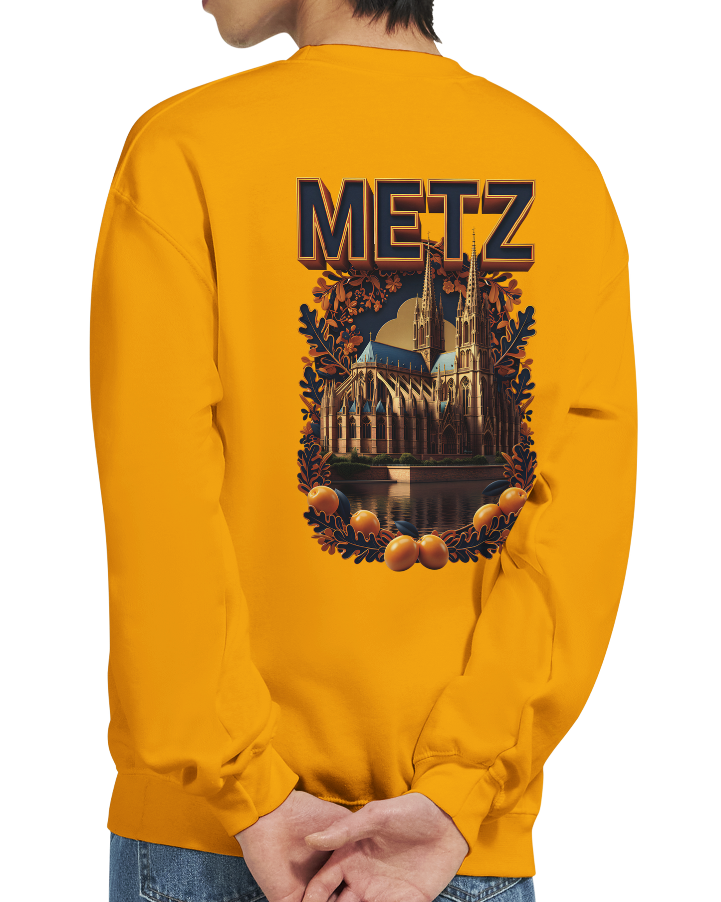 Sweat-shirt unisexe Metz – Coupe classique et confort premium